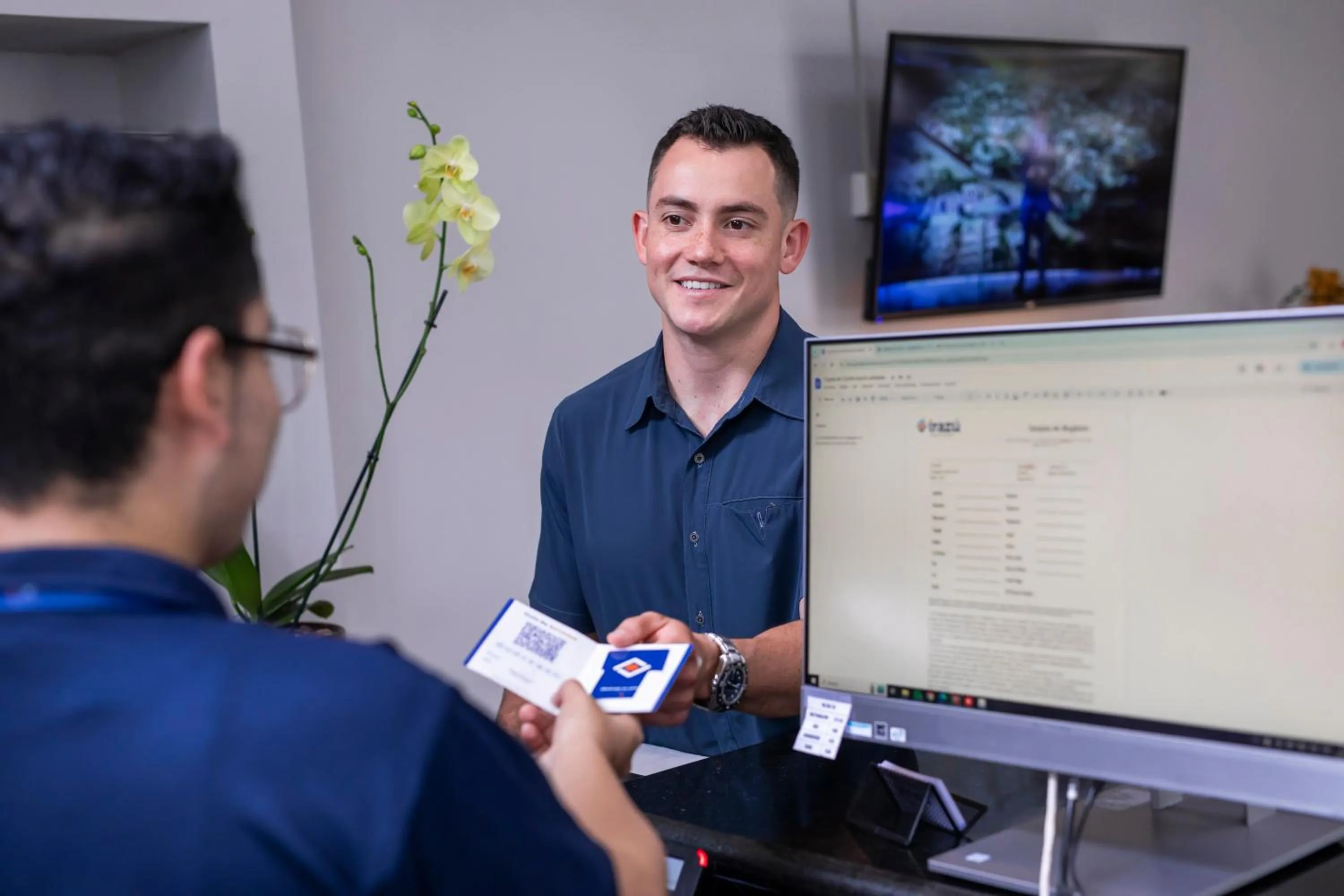 Lobby or reception in Irazú Hotel & Studios