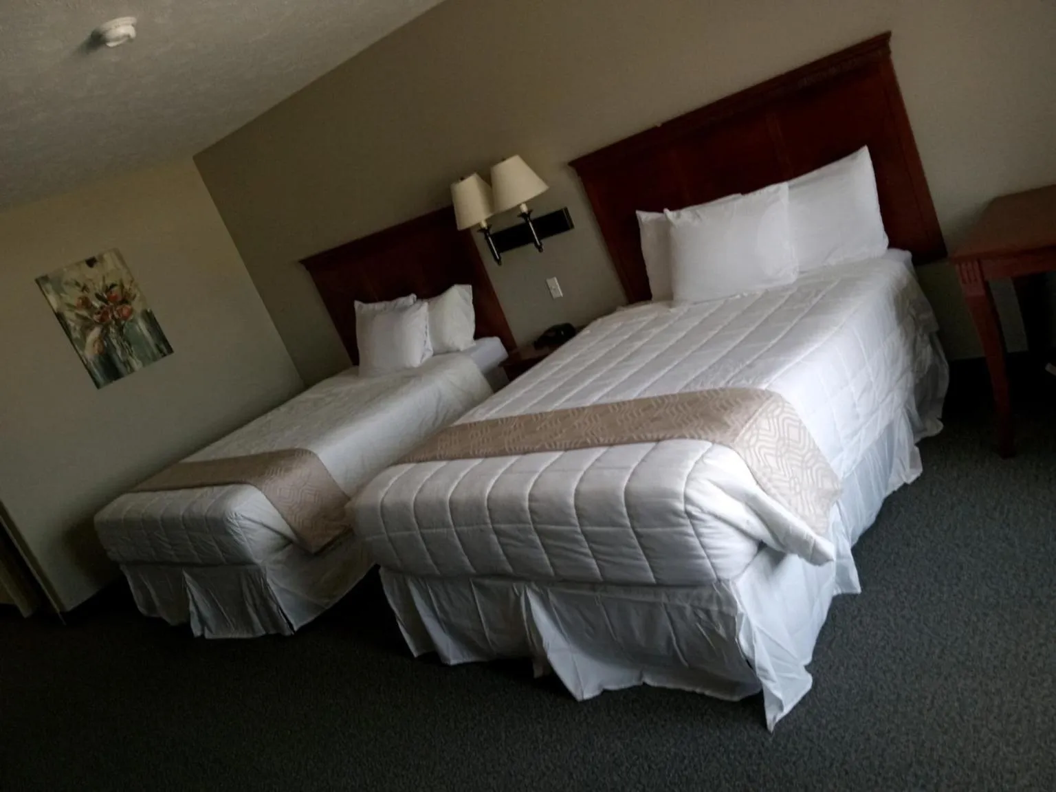 Bed in Platte Valley Inn