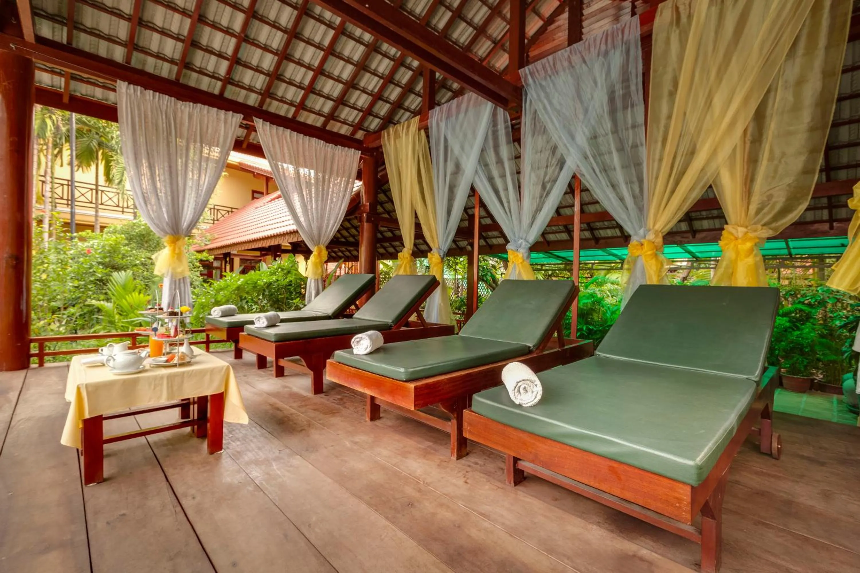 Seating area in Angkor Paradise Hotel