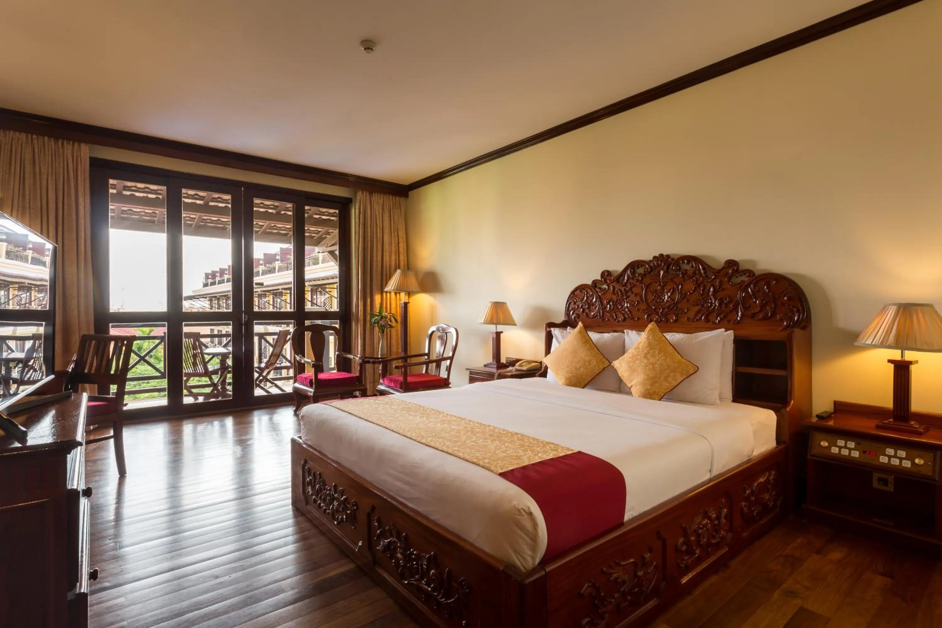 Photo of the whole room, Bed in Angkor Paradise Hotel
