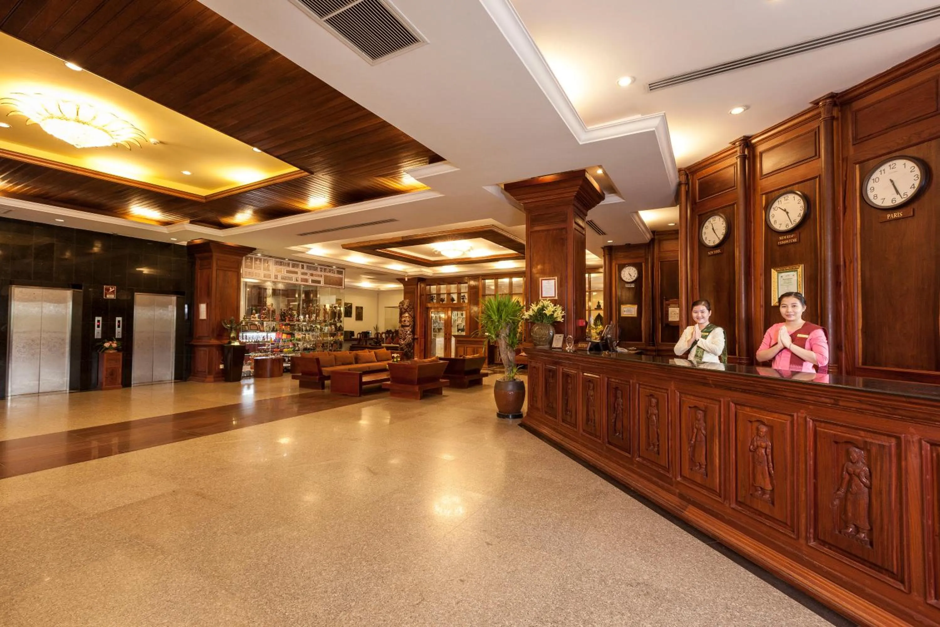 Lobby or reception in Angkor Paradise Hotel