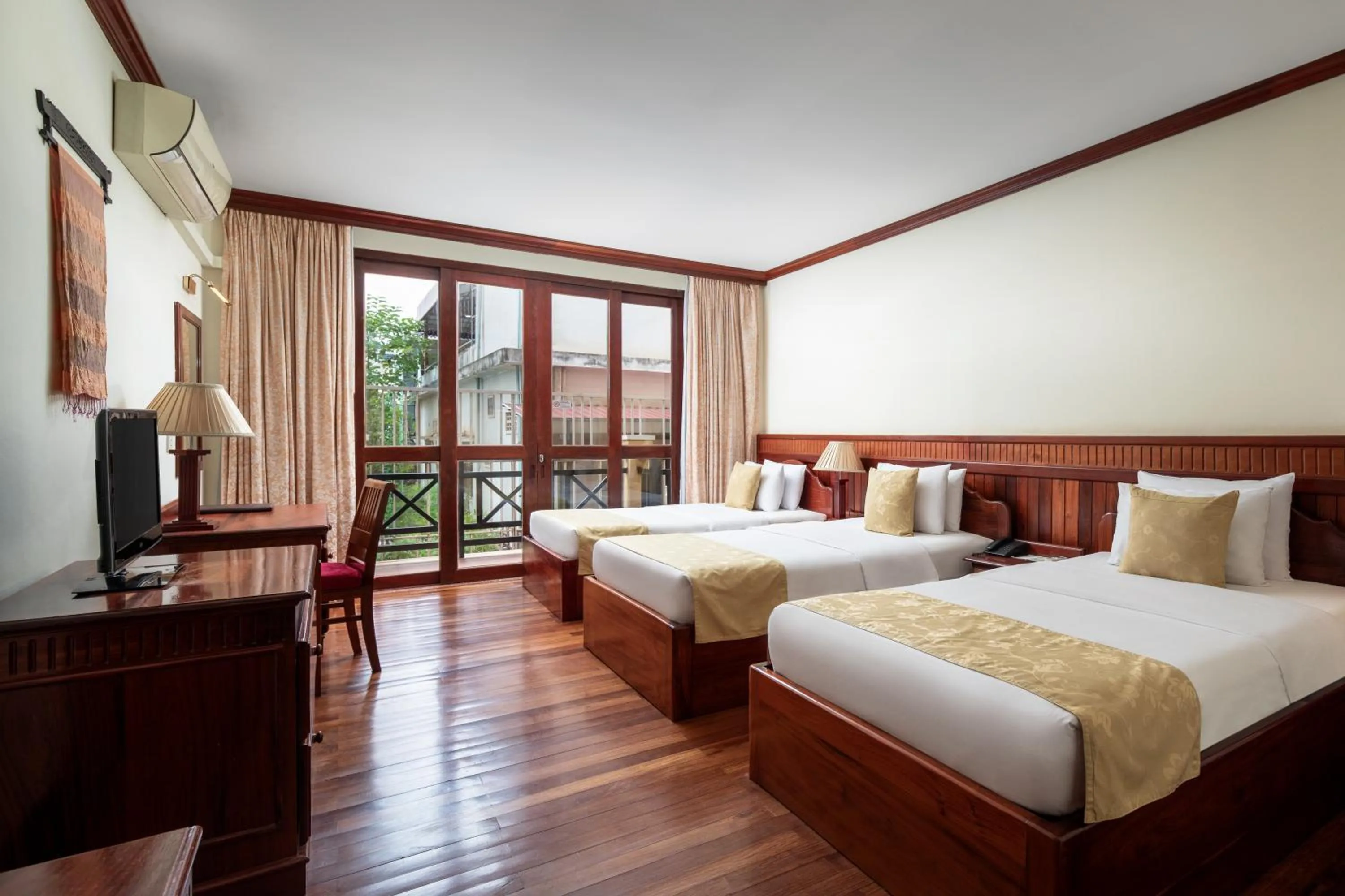 Photo of the whole room, Bed in Angkor Paradise Hotel