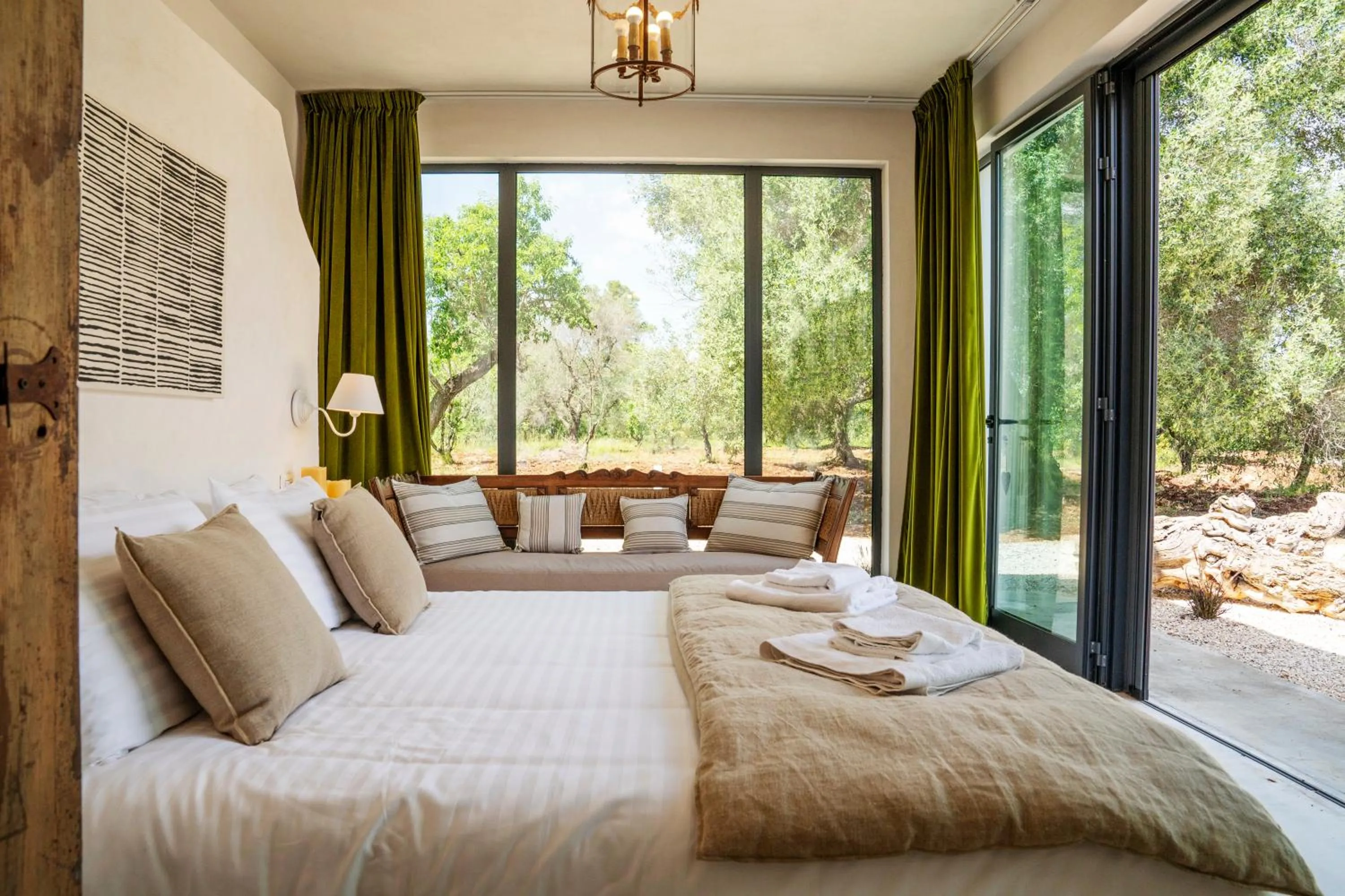 Bed in TRULLO MATTEO VILLA DE LUXE avec PISCINE