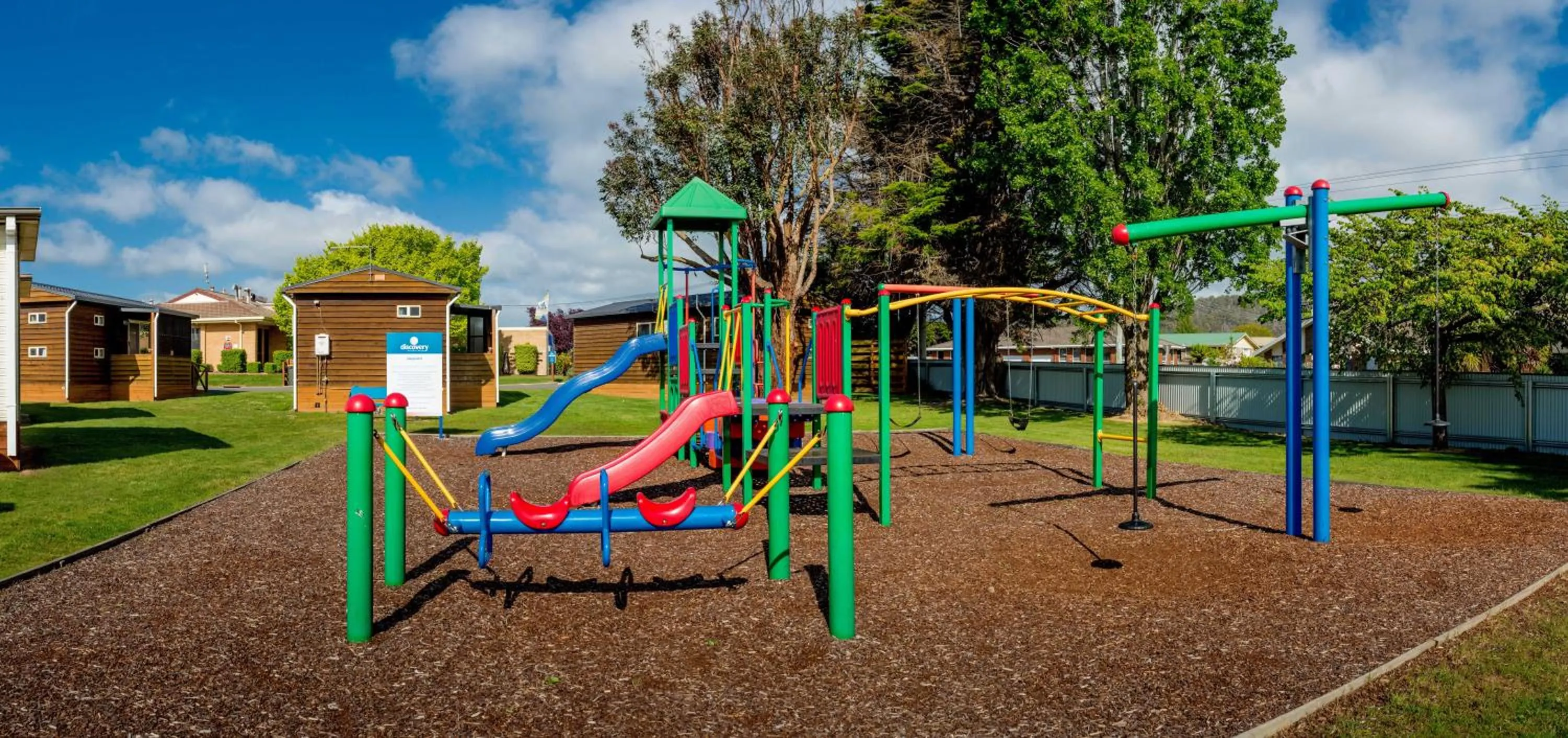 Children play ground in Discovery Parks - Hadspen