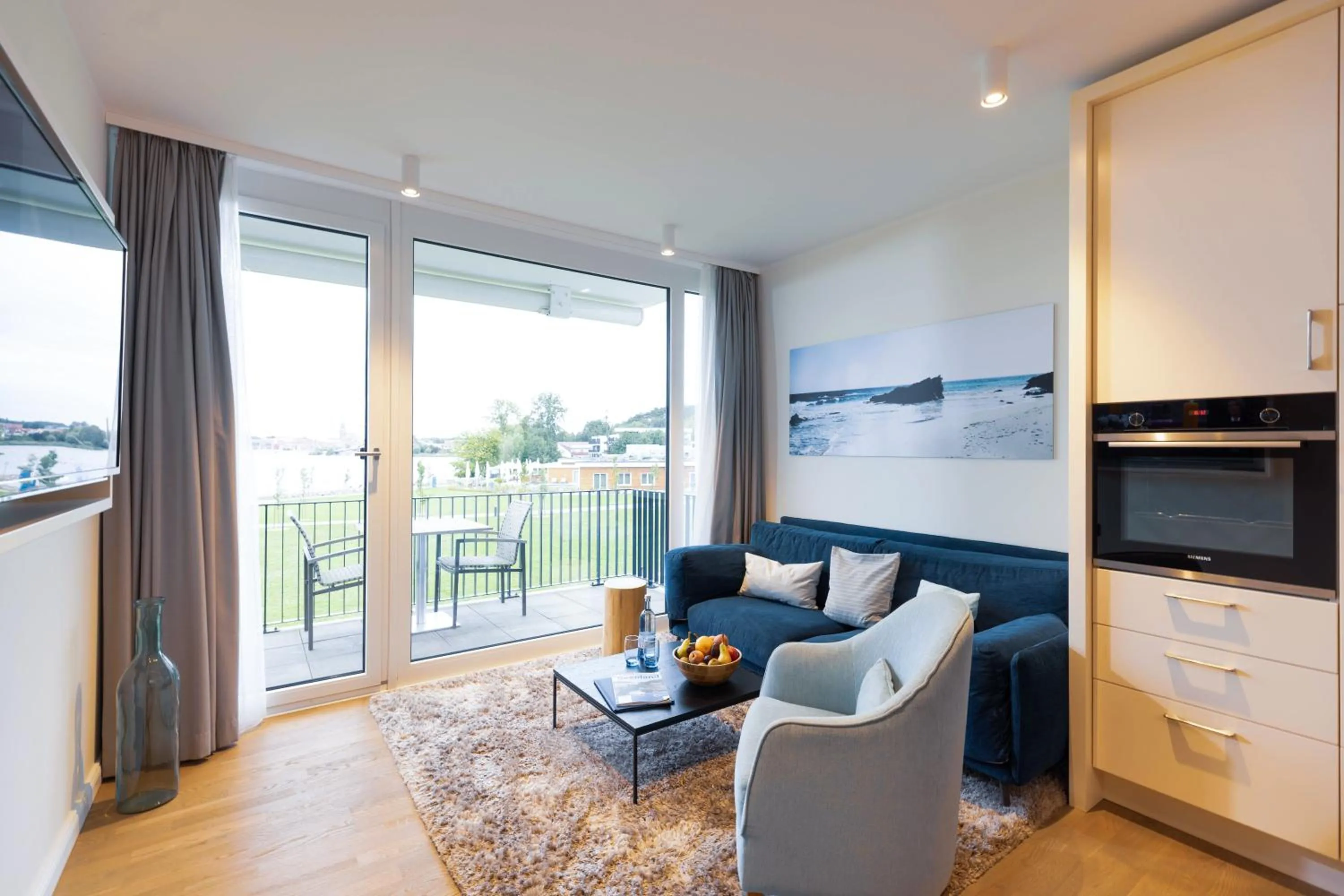 Living room in Maremüritz Yachthafen Resort