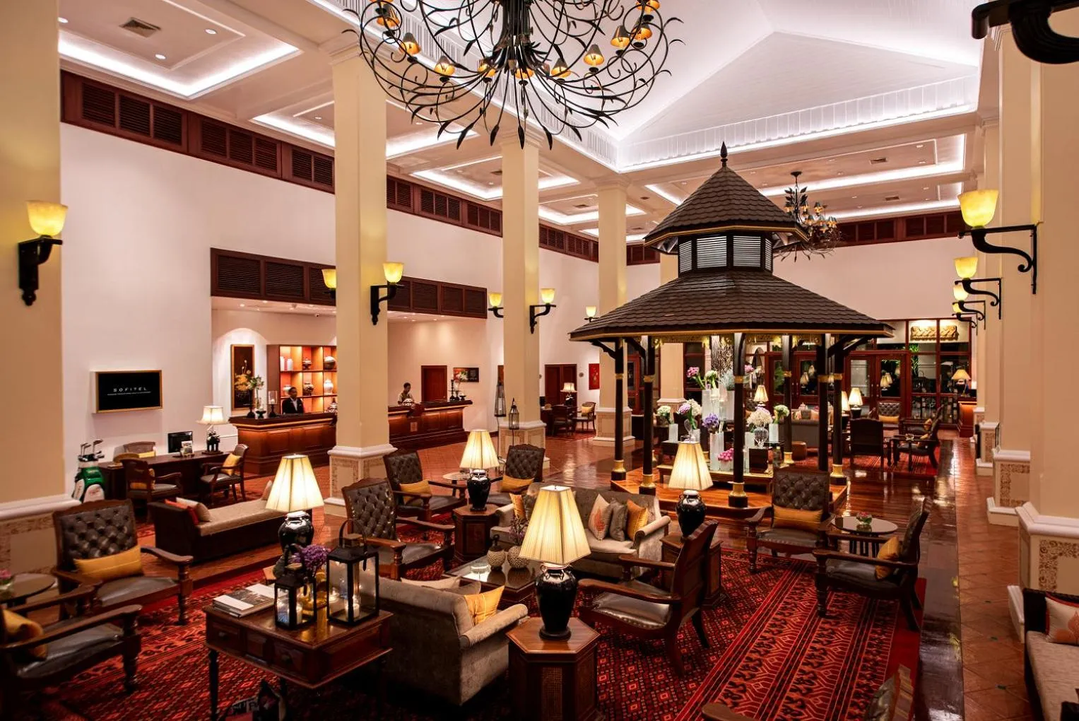 Lobby or reception in Sofitel Angkor Phokeethra Golf & Spa Resort