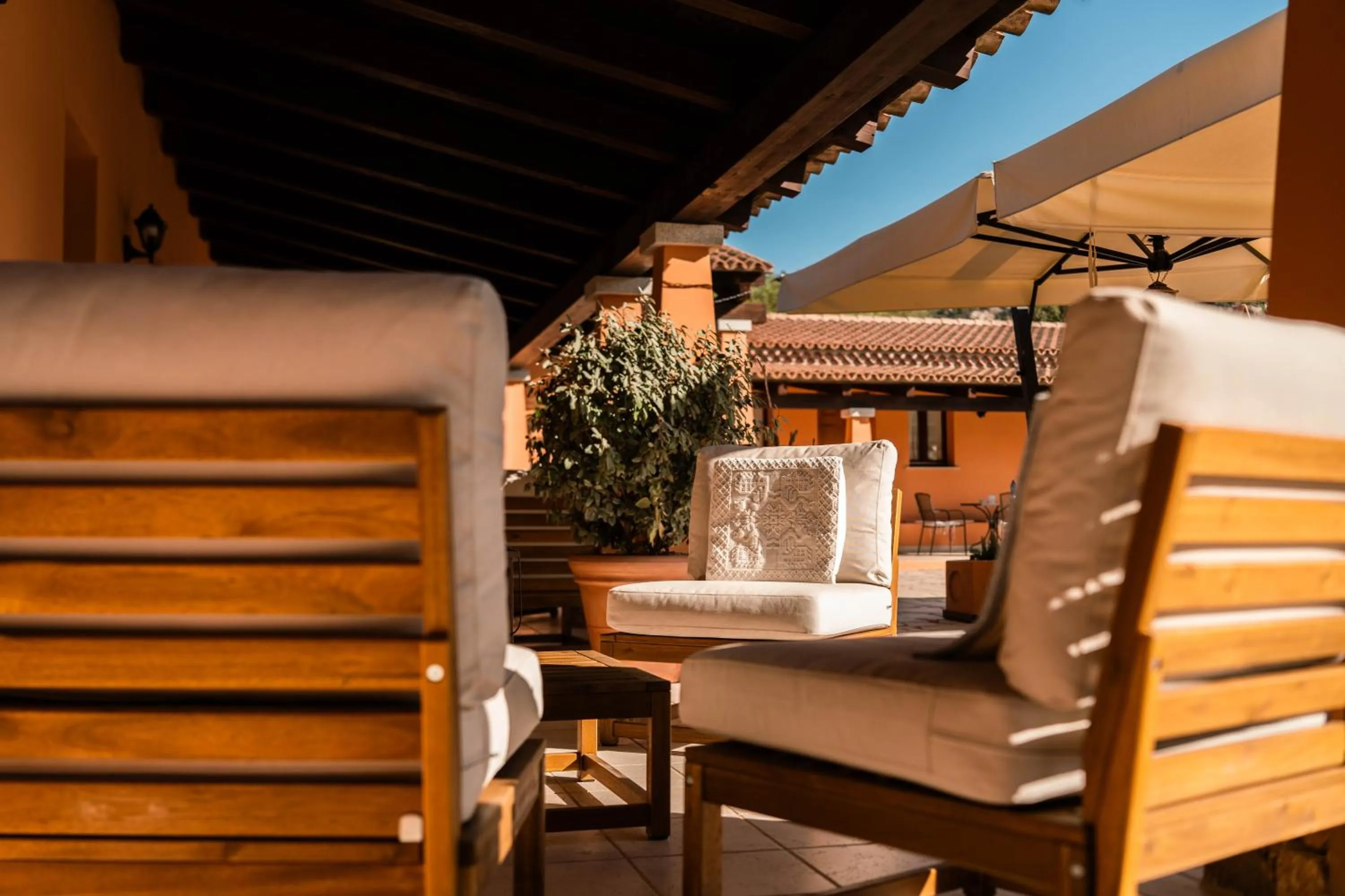 Seating area in Casagliana Suite Resort