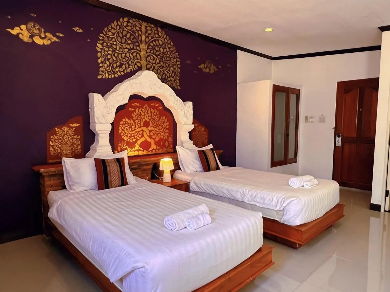 Bed in Phiphu Art and Gallery Boutique Sukhothai