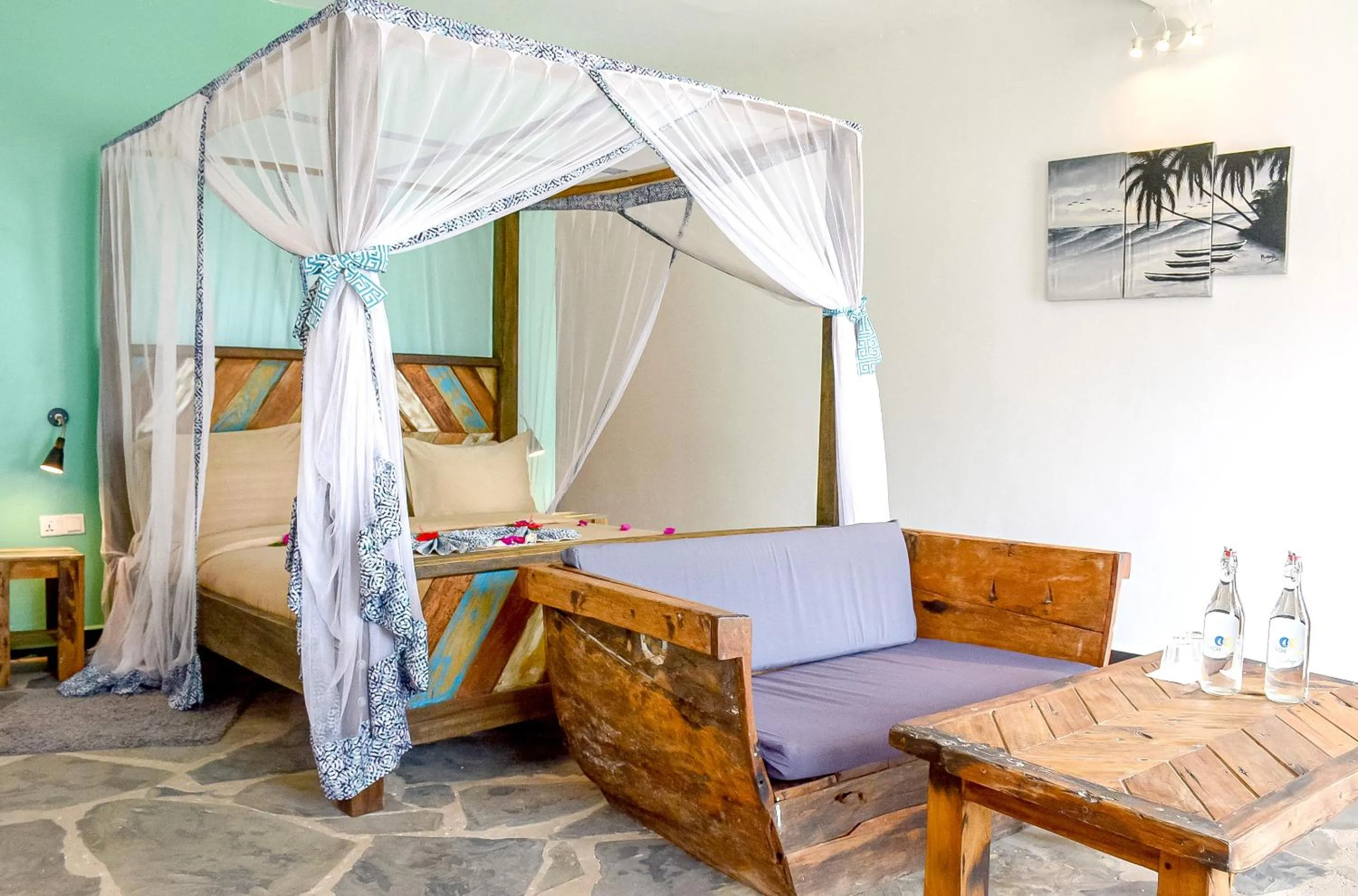 Bed in Zanzibar Bay Resort & Spa