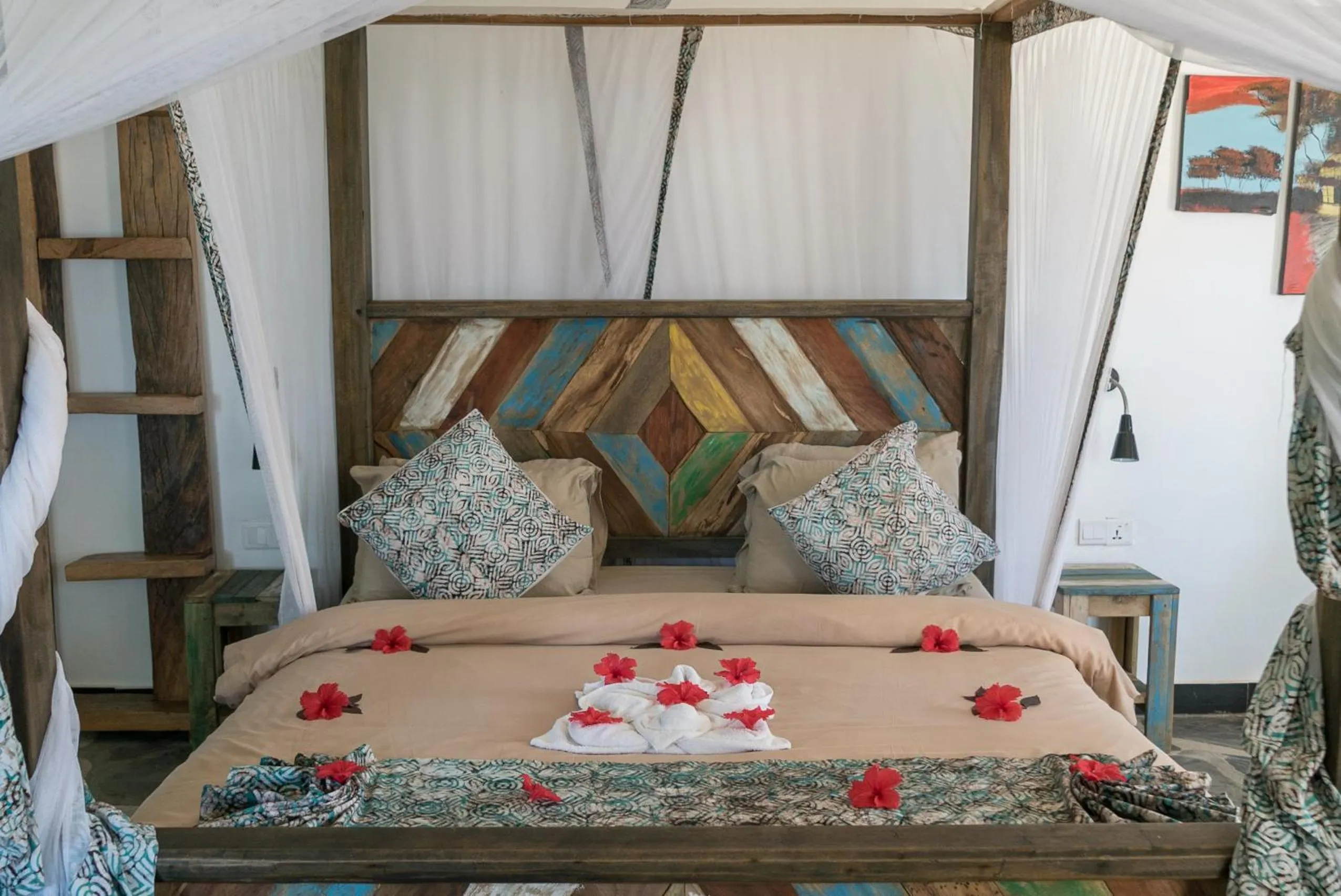 Bed in Zanzibar Bay Resort & Spa