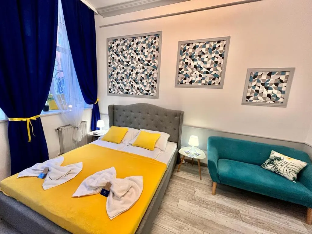 Photo of the whole room, Bed in Great Polonia Świdnica City Center