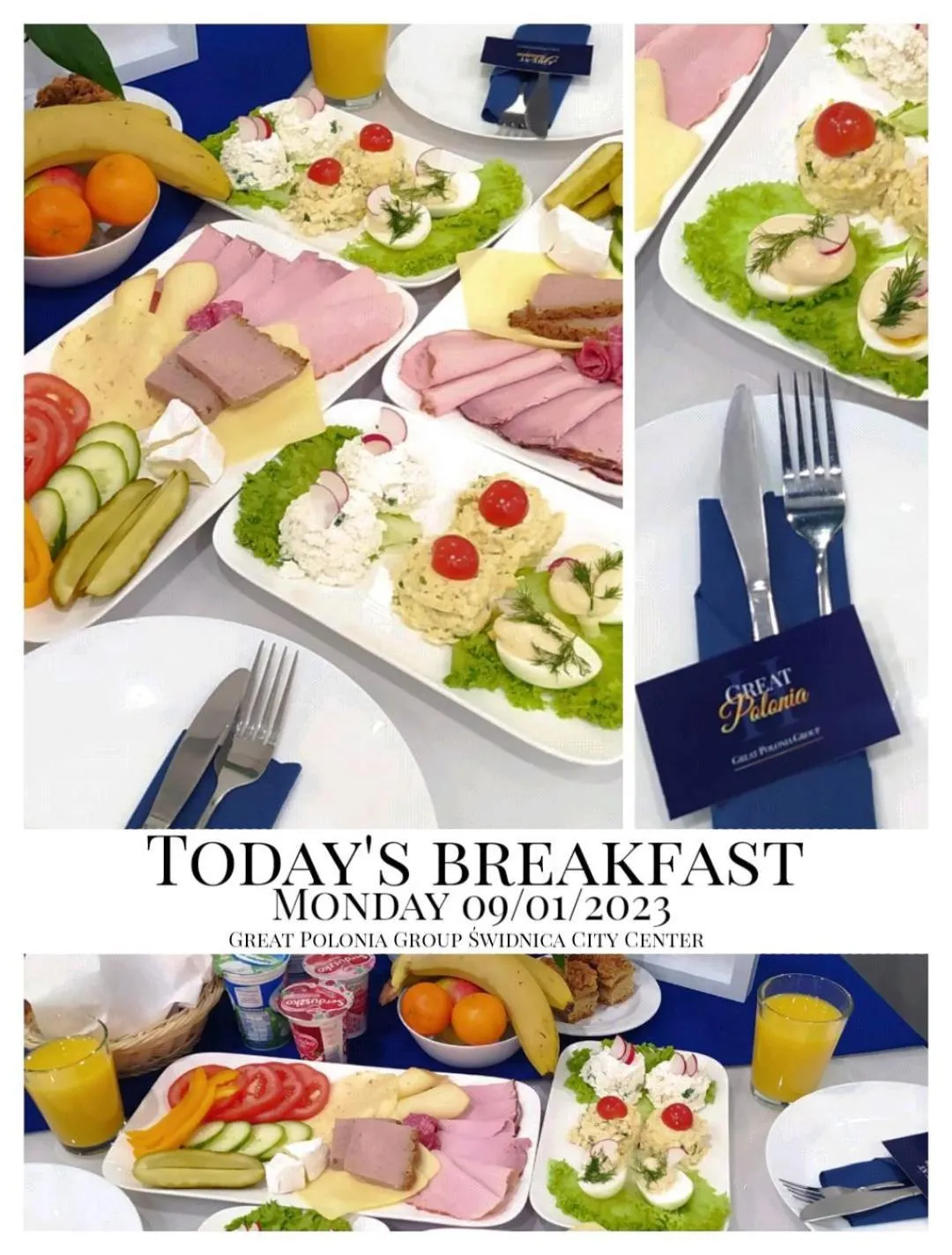 Breakfast in Great Polonia Świdnica City Center