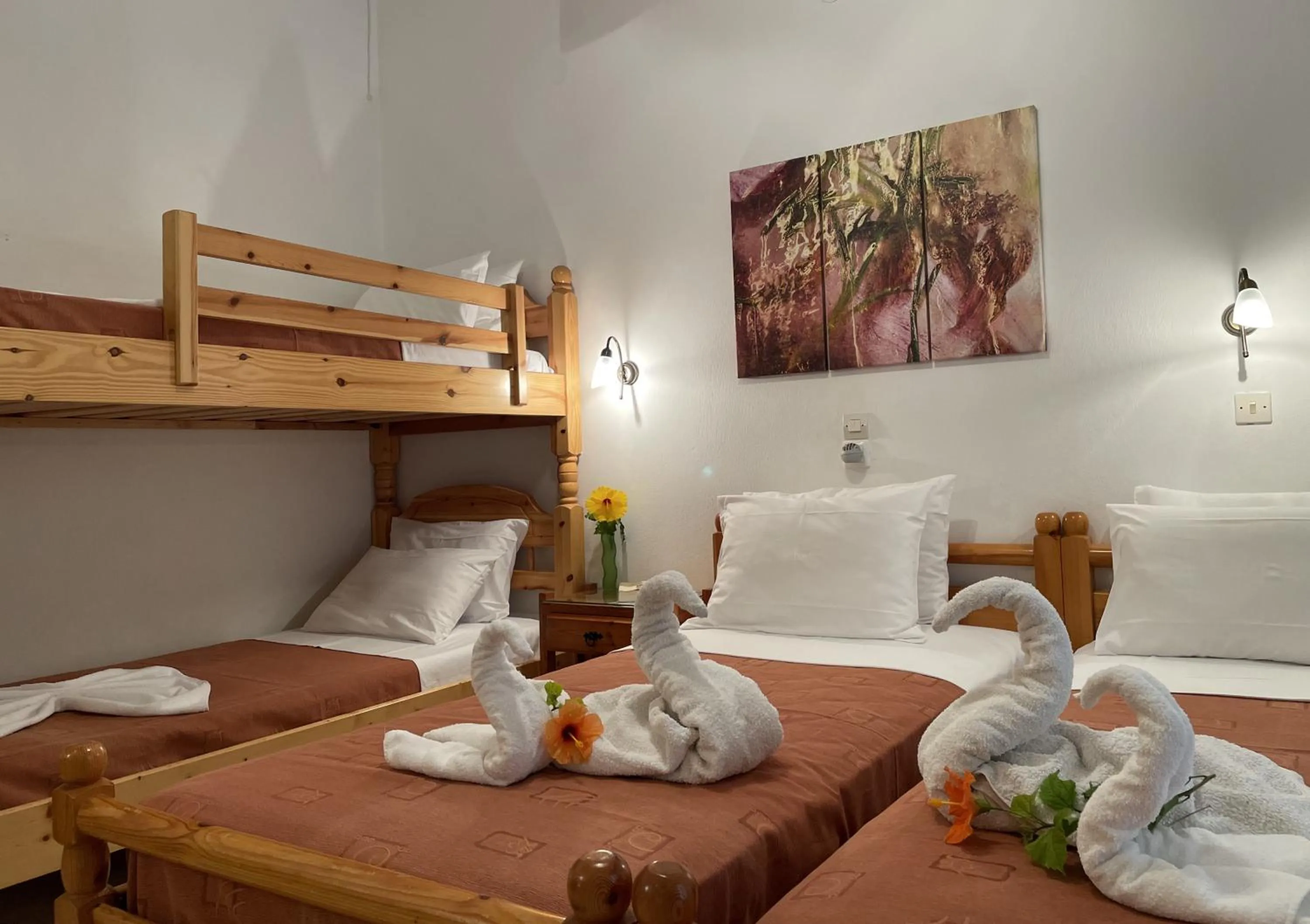 Bed in Villa Gelly's Studios