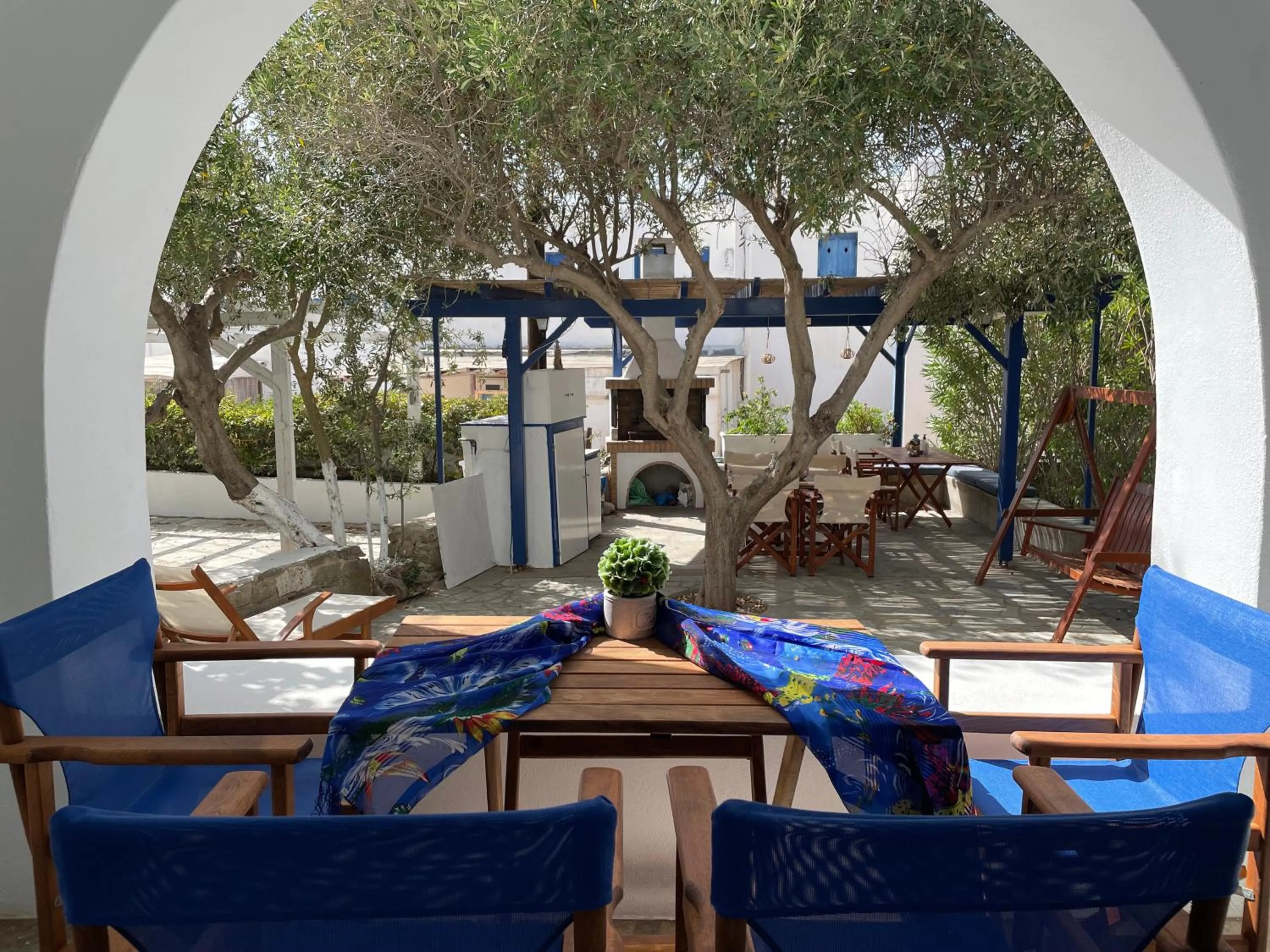 Patio in Villa Gelly's Studios