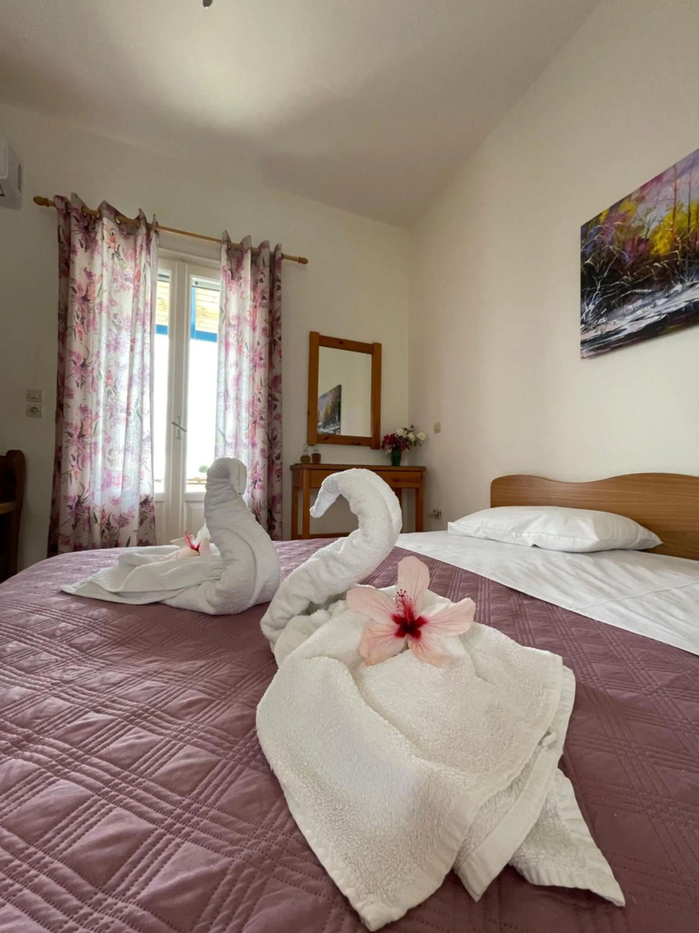 Bed in Villa Gelly's Studios