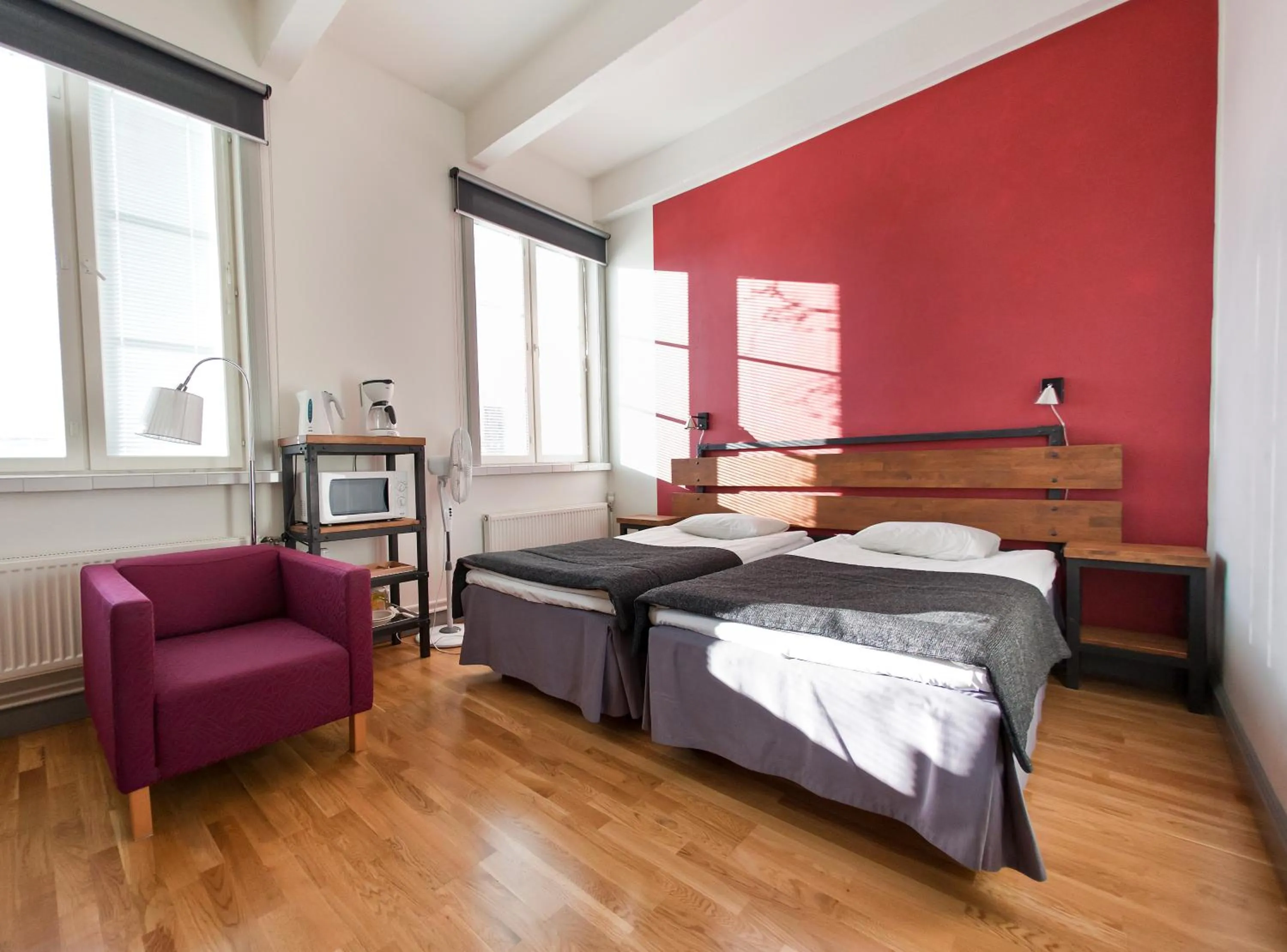 Bed in Hotelli Ville