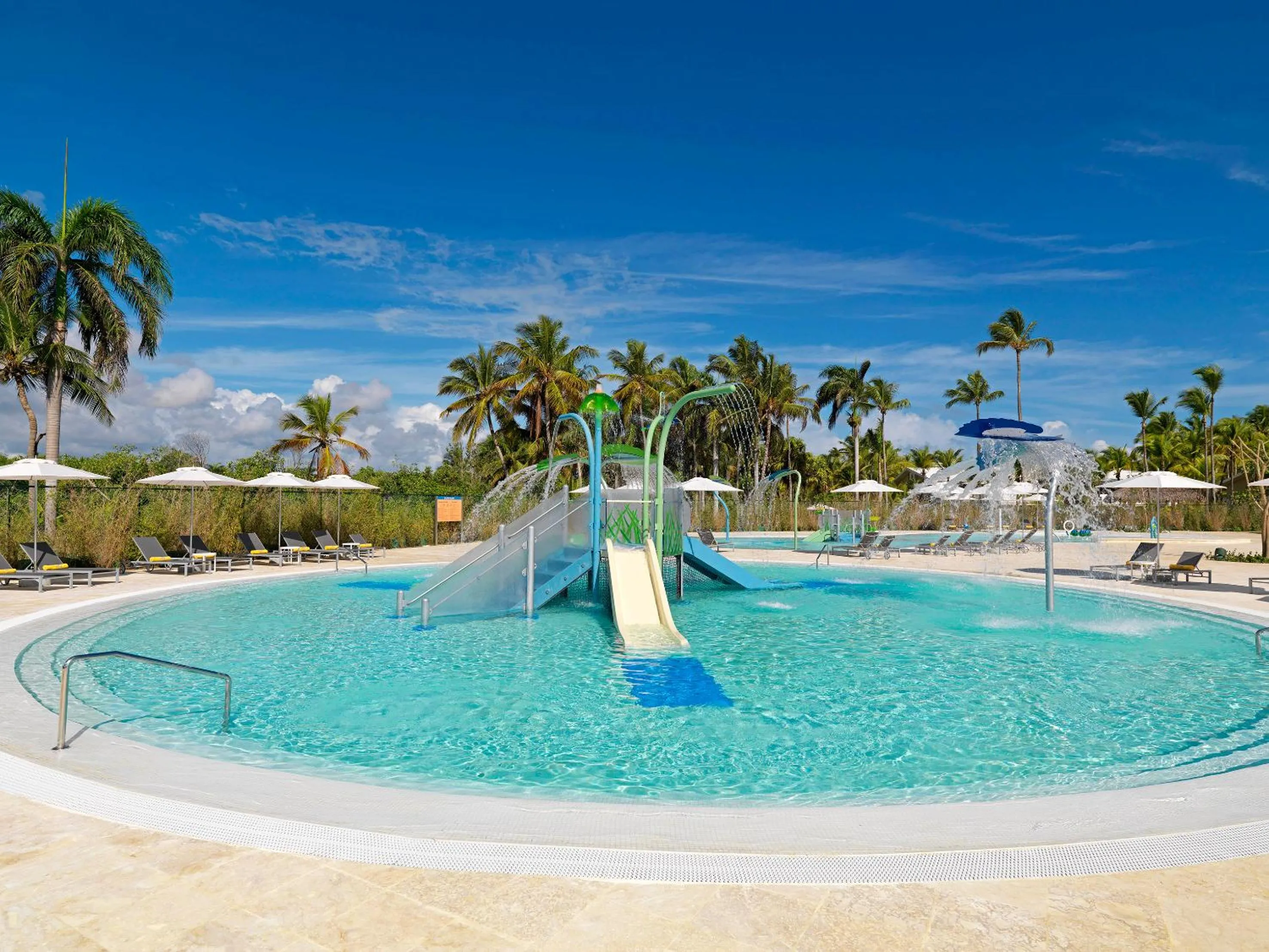 Aqua park in Meliá Caribe Beach Resort-All Inclusive
