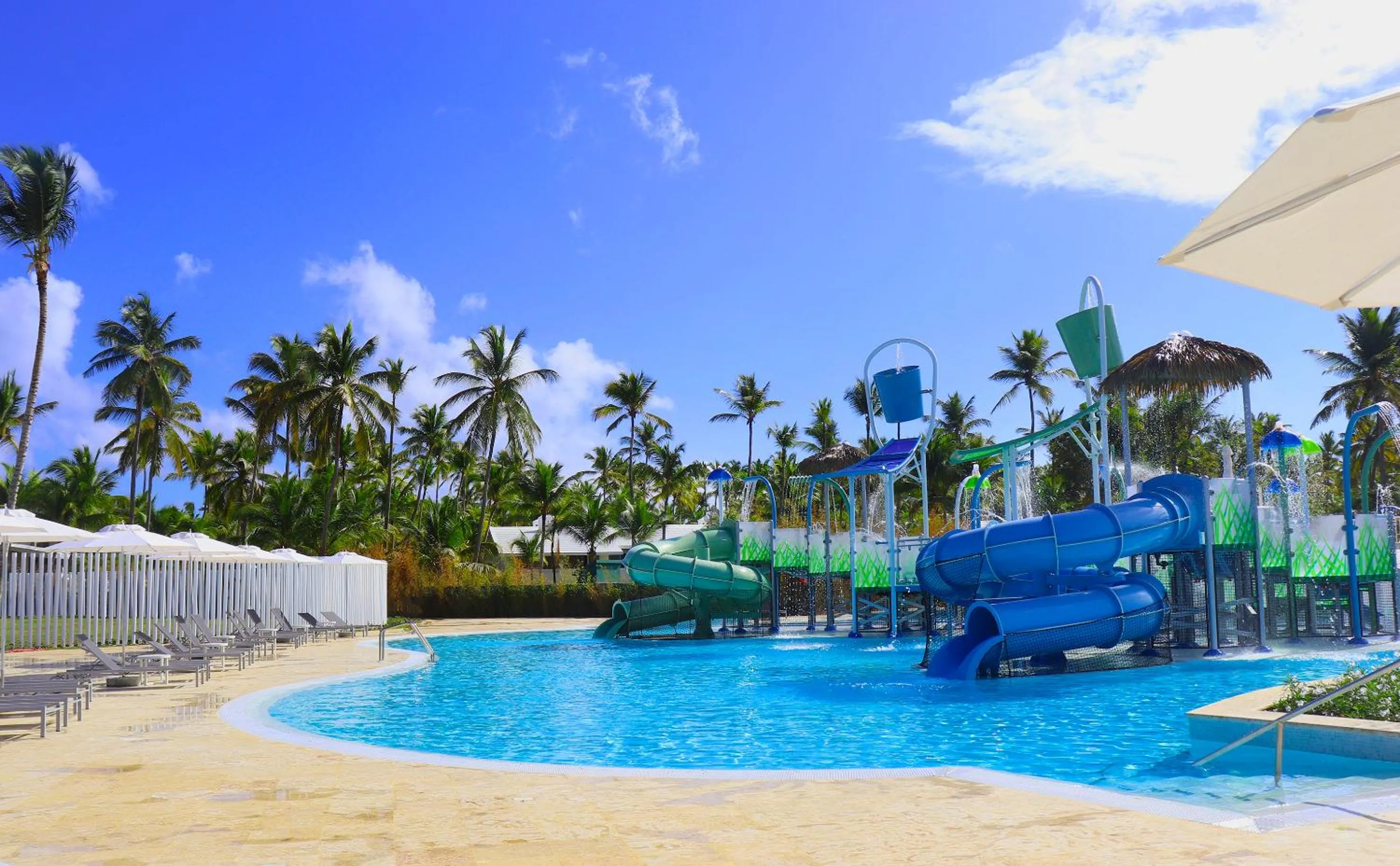Aqua park in Meliá Caribe Beach Resort-All Inclusive