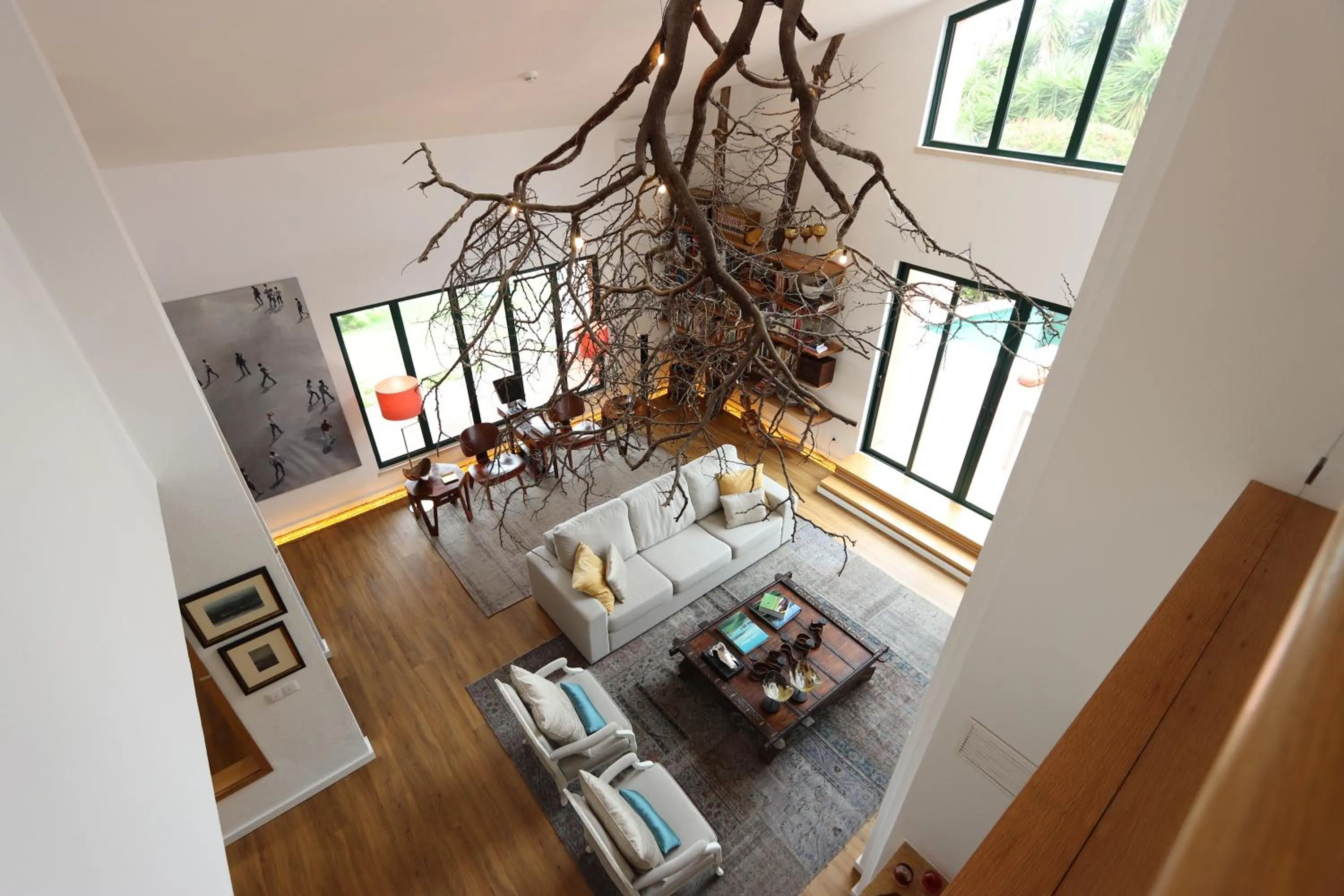 Communal lounge/ TV room in Sintra Rural Home - Cerrado da Serra