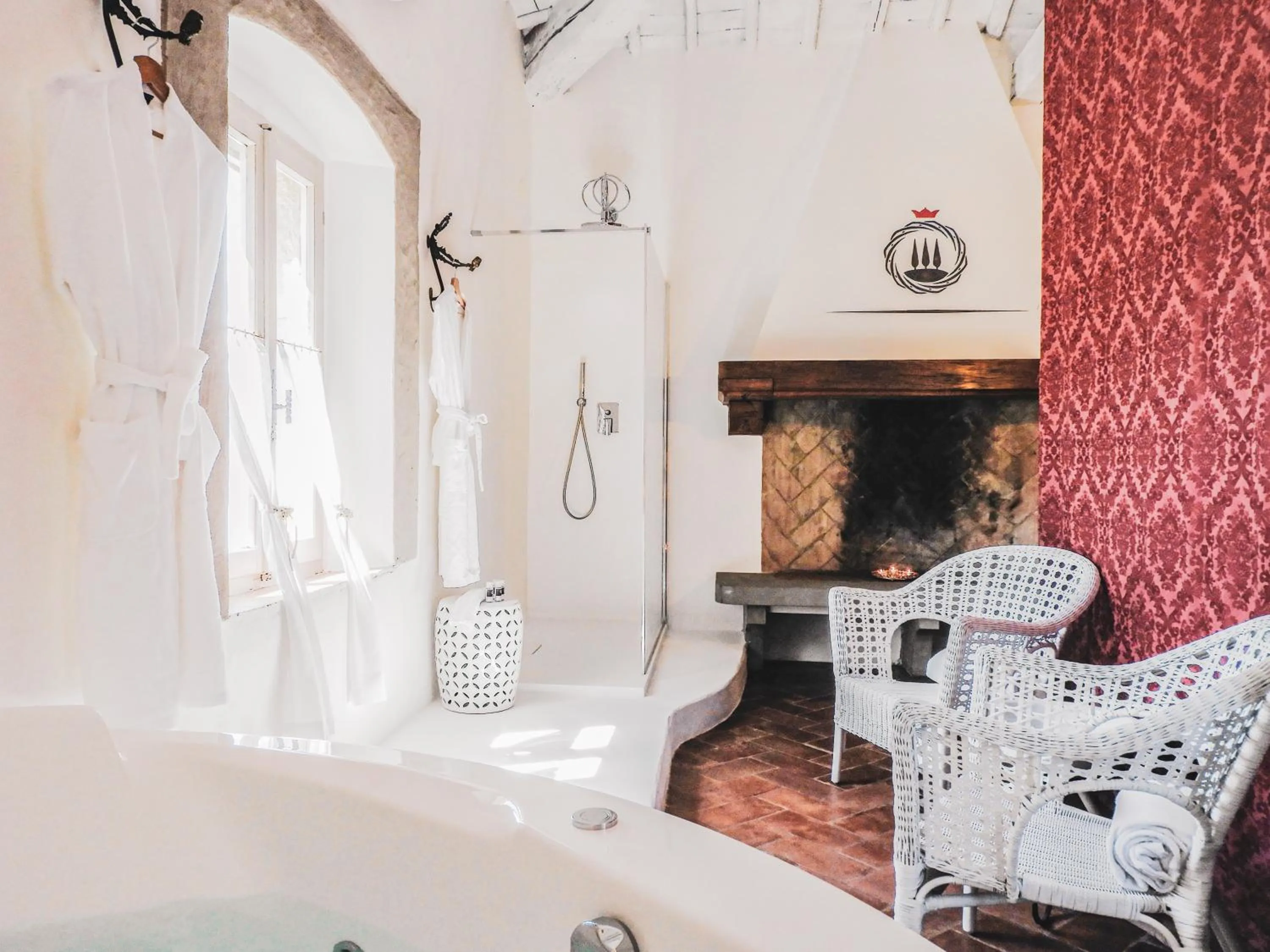 Shower in Tenuta Cortedomina