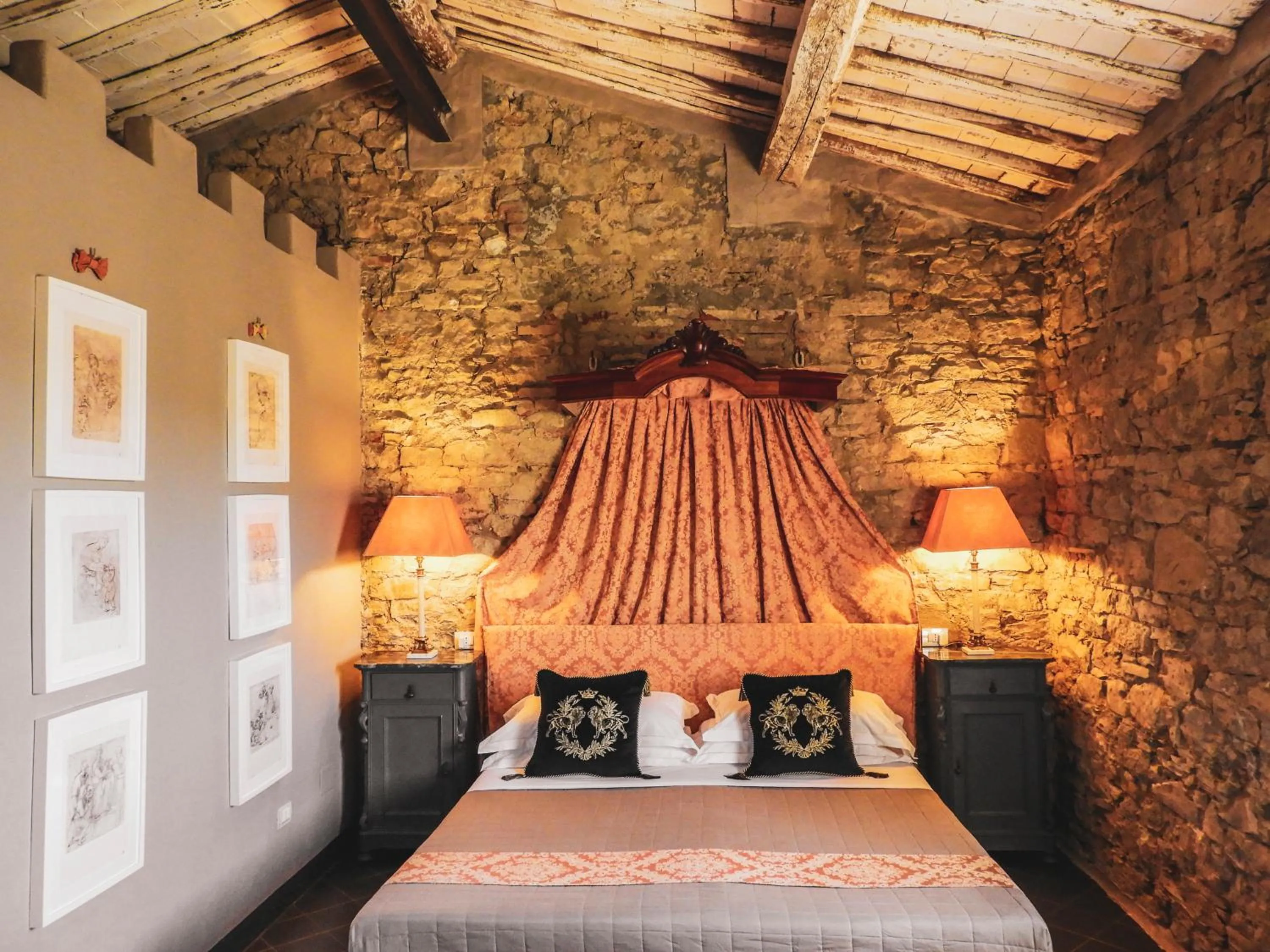Bedroom, Bed in Tenuta Cortedomina