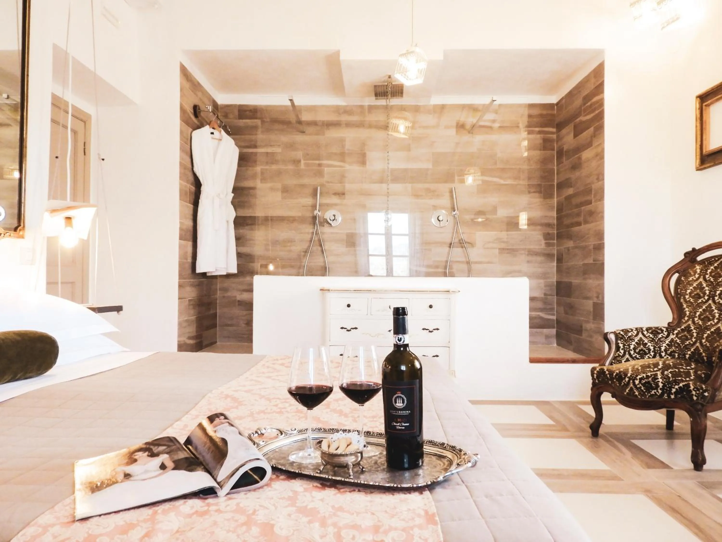 Shower in Tenuta Cortedomina