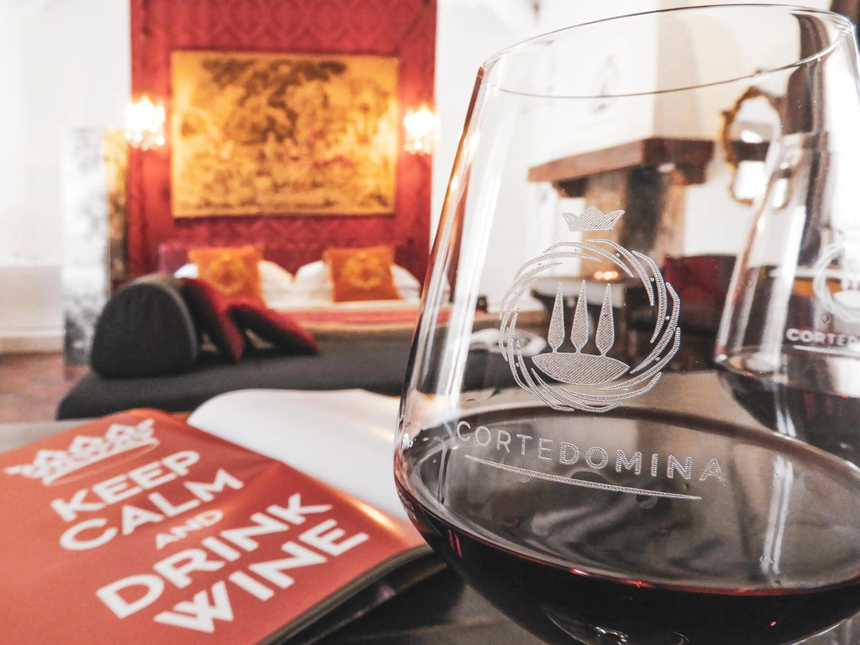 Seating area in Tenuta Cortedomina