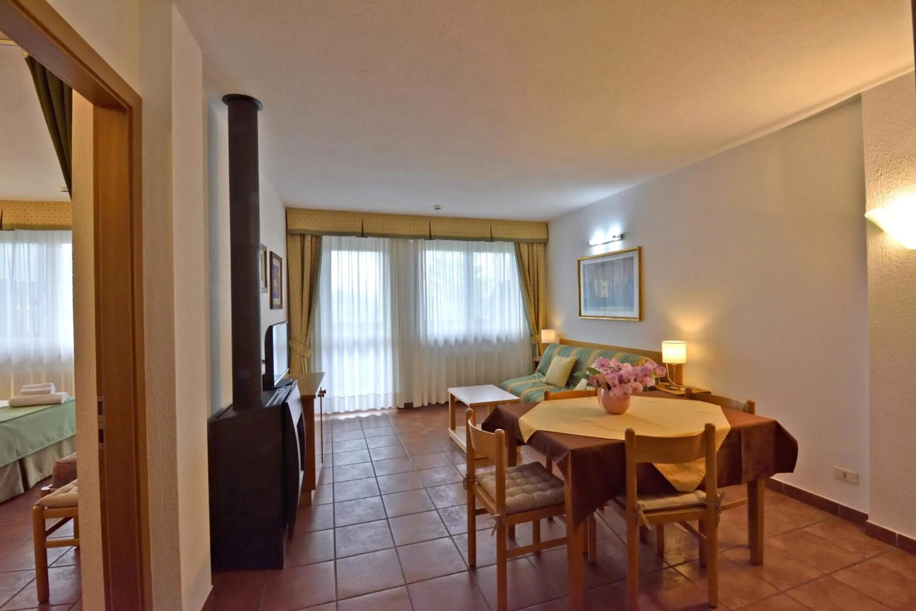 Living room in La Roche Hotel Appartments