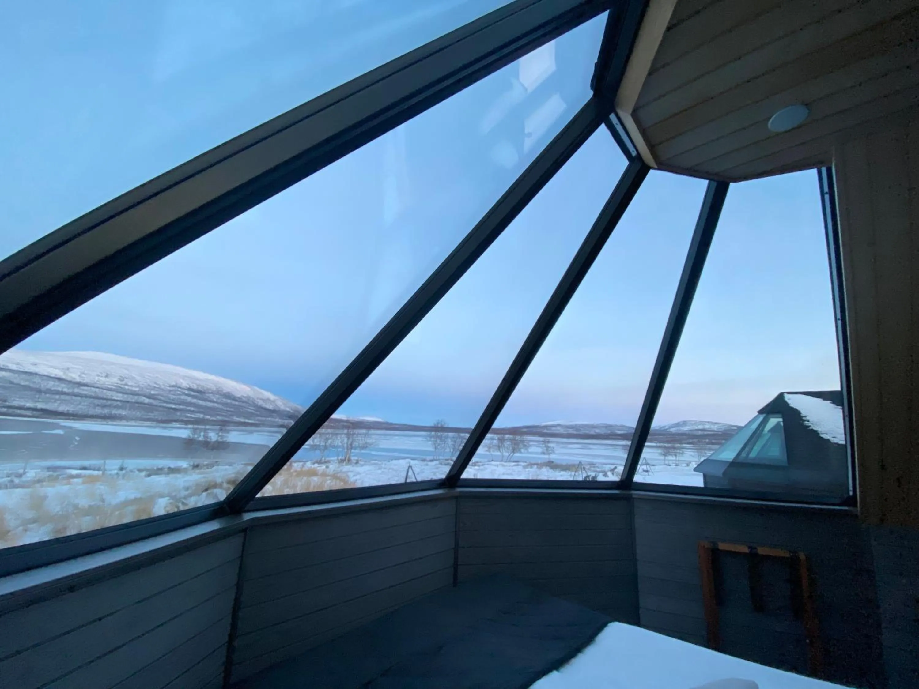 Bedroom, Bed in Arctic Land Adventure Glass Igloos