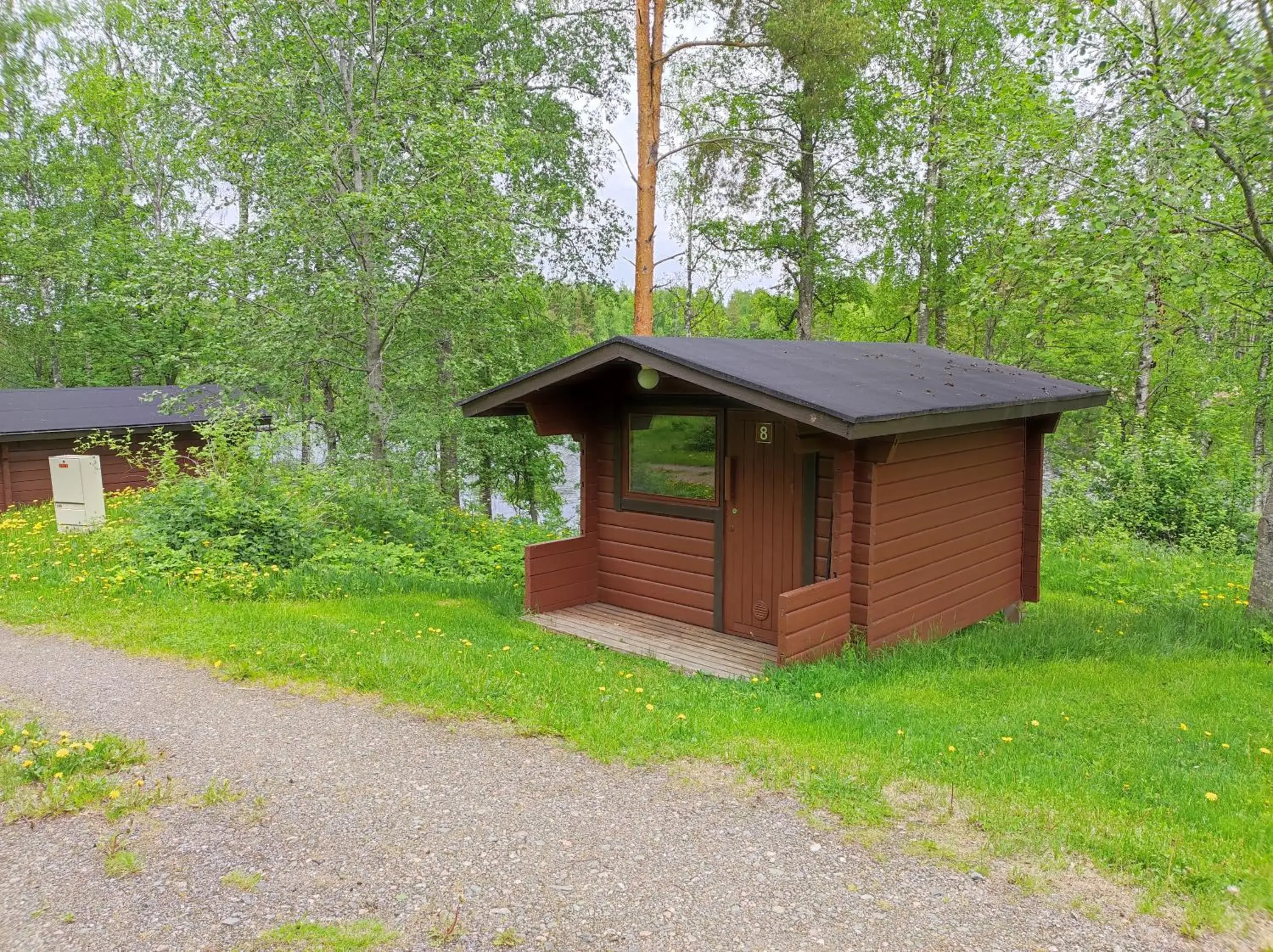 Standard Cabin with Shared Toilet and Shower in Heinolan Heinäsaari - Holiday and Camping Standard Cabin with Shared Toilet and Shower in Heinolan Heinäsaari - Holiday and Camping