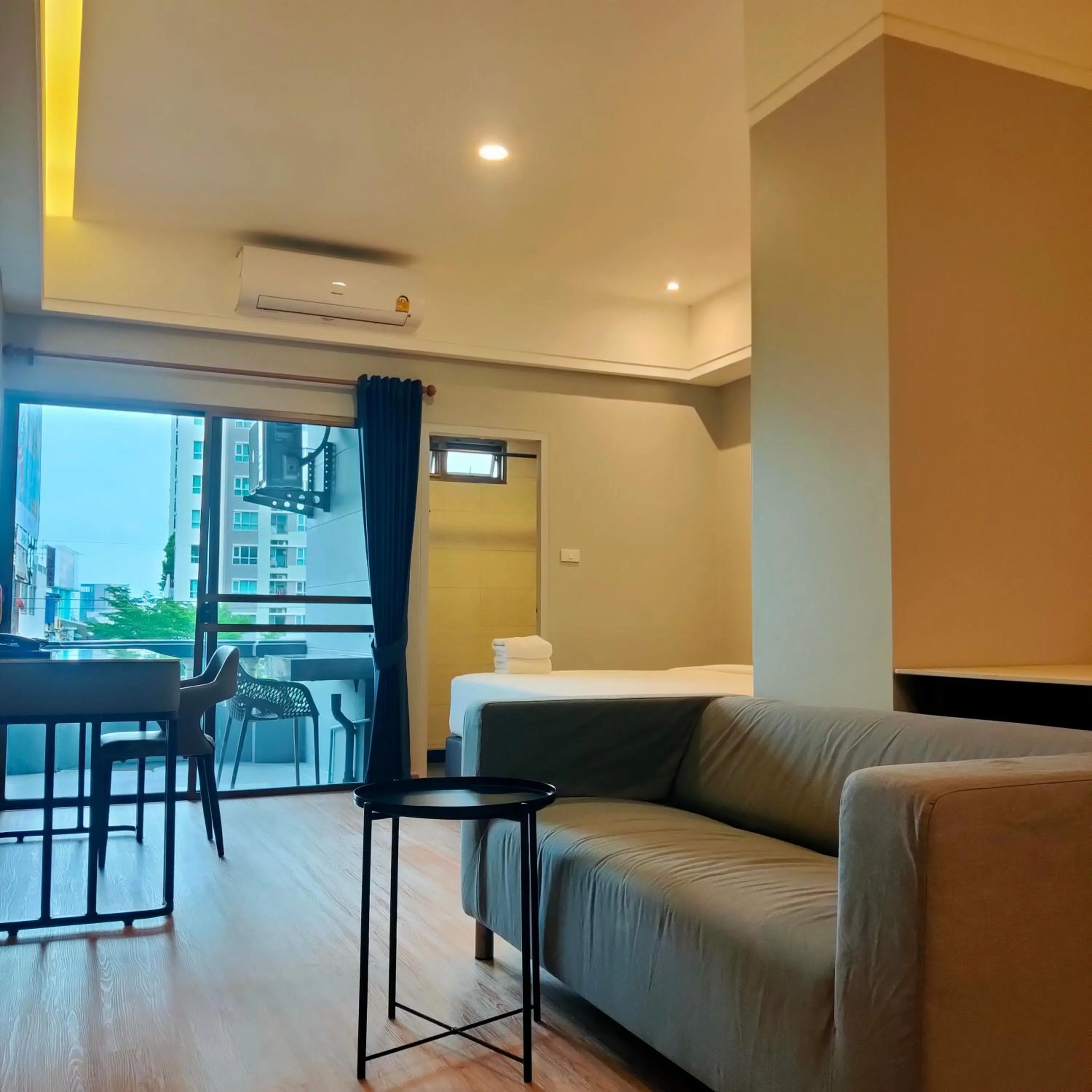 Living room in Boss Mansion