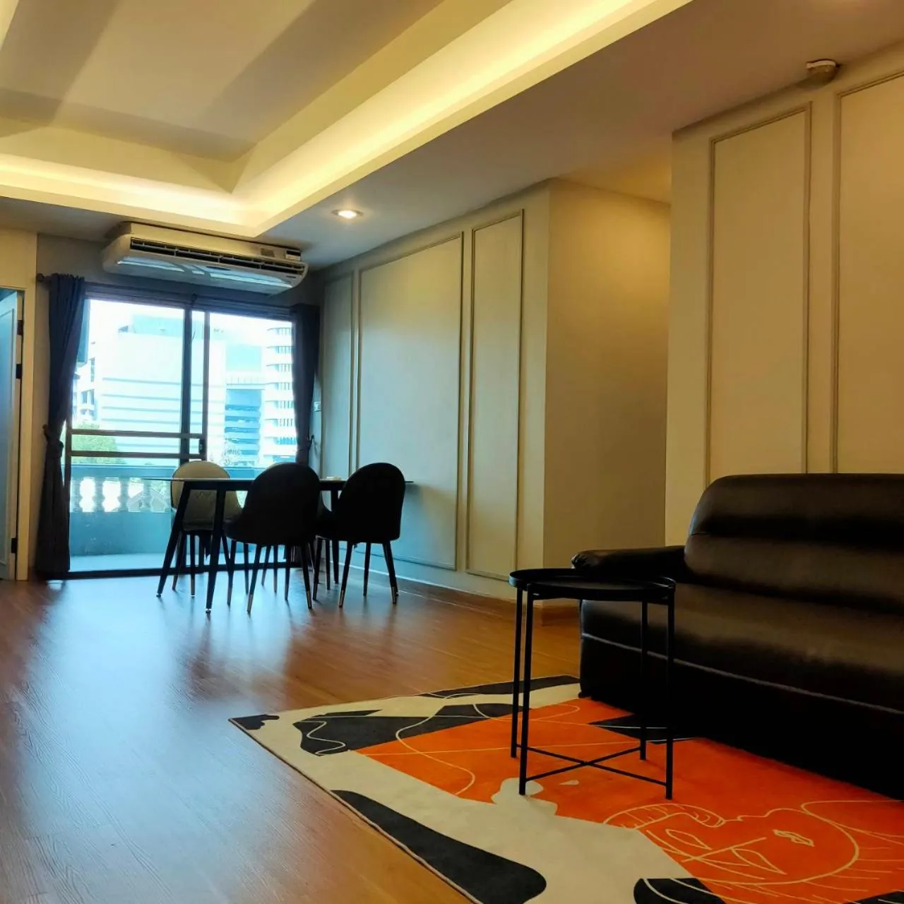 Living room in Boss Mansion