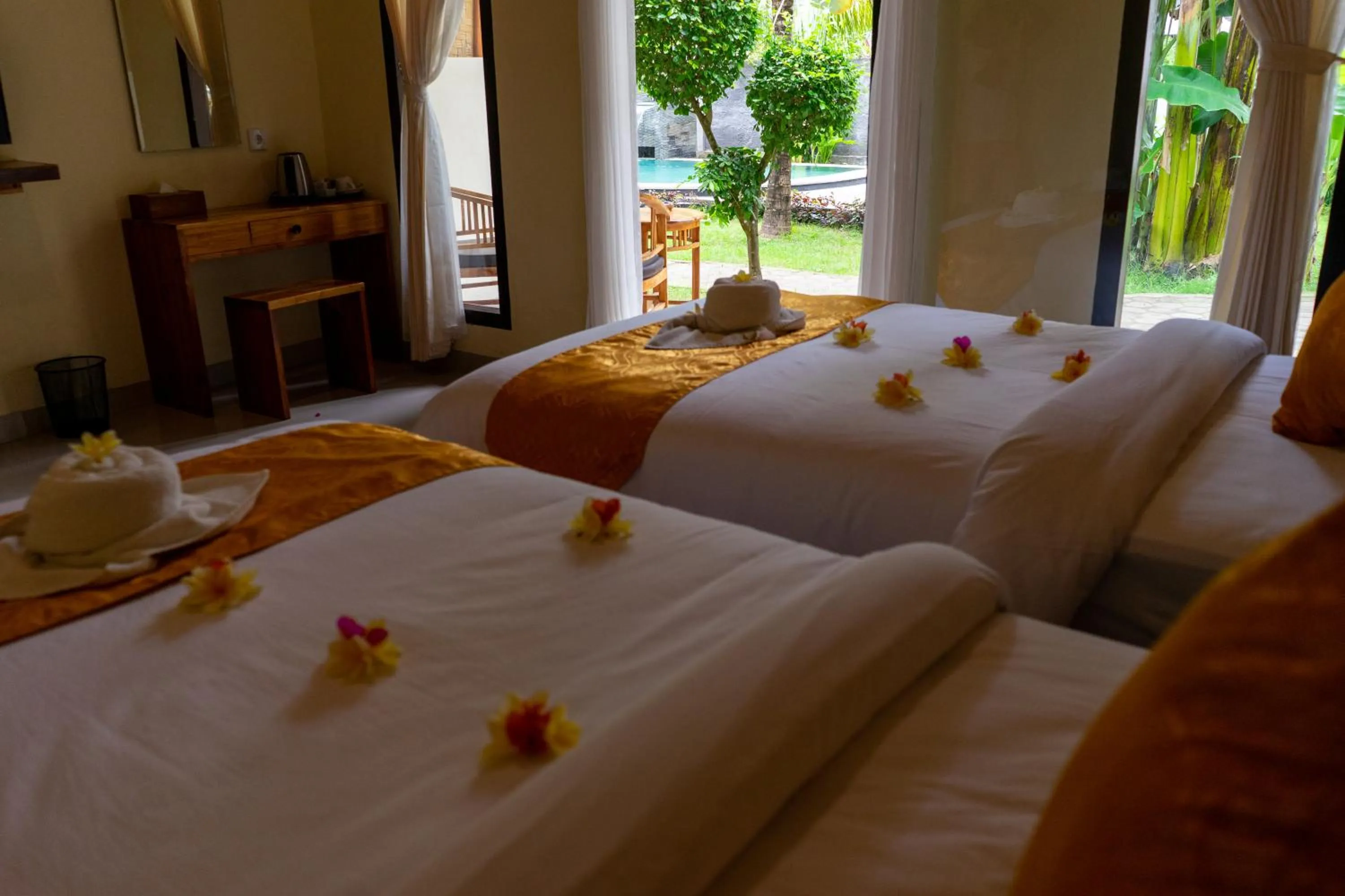 Bed in Penida Bay Village