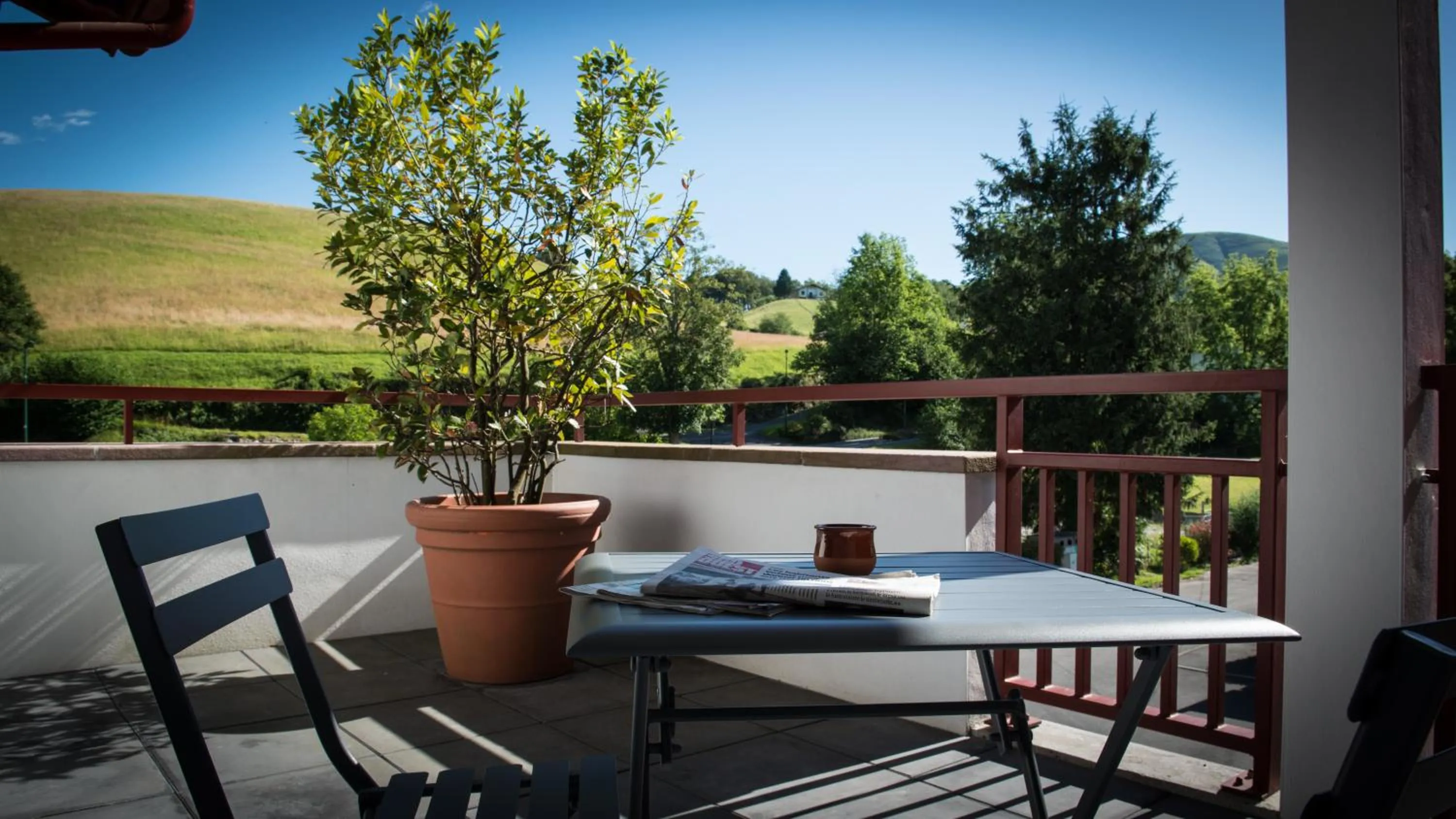 Mountain view in Logis Hotel Ur-Hegian