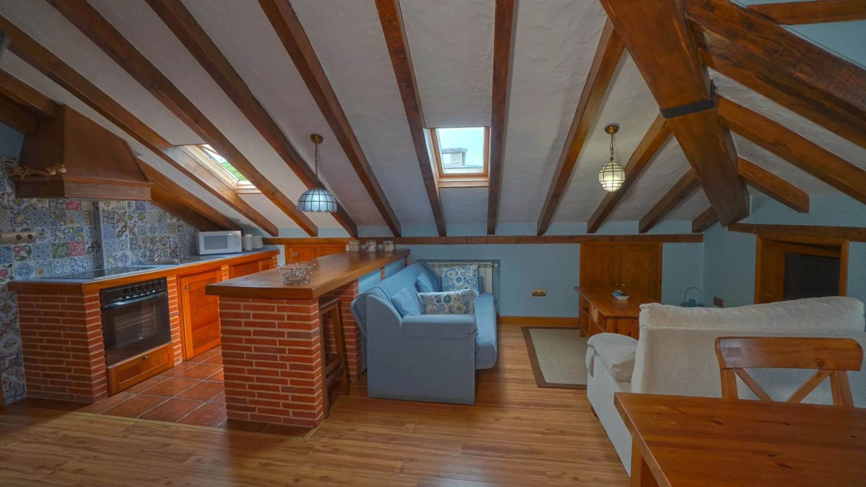 Kitchen or kitchenette in Posada Venta Hornizo