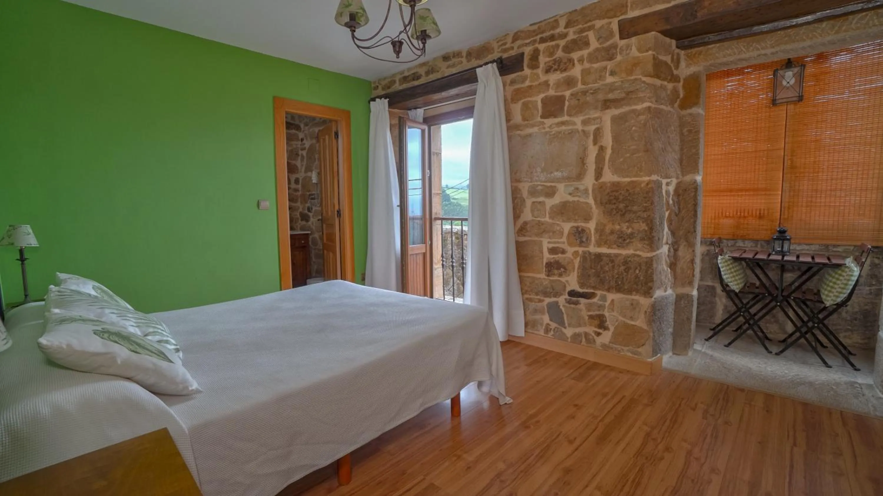 Bed in Posada Venta Hornizo
