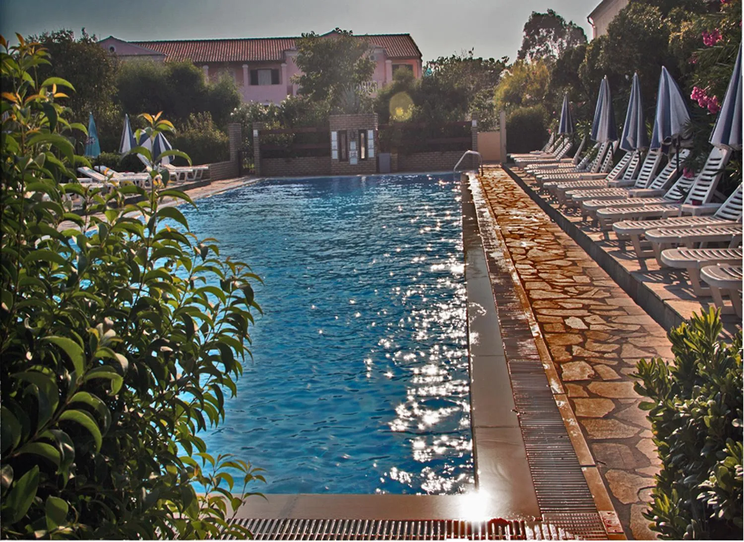 Swimming pool in Nireas Resort Corfu