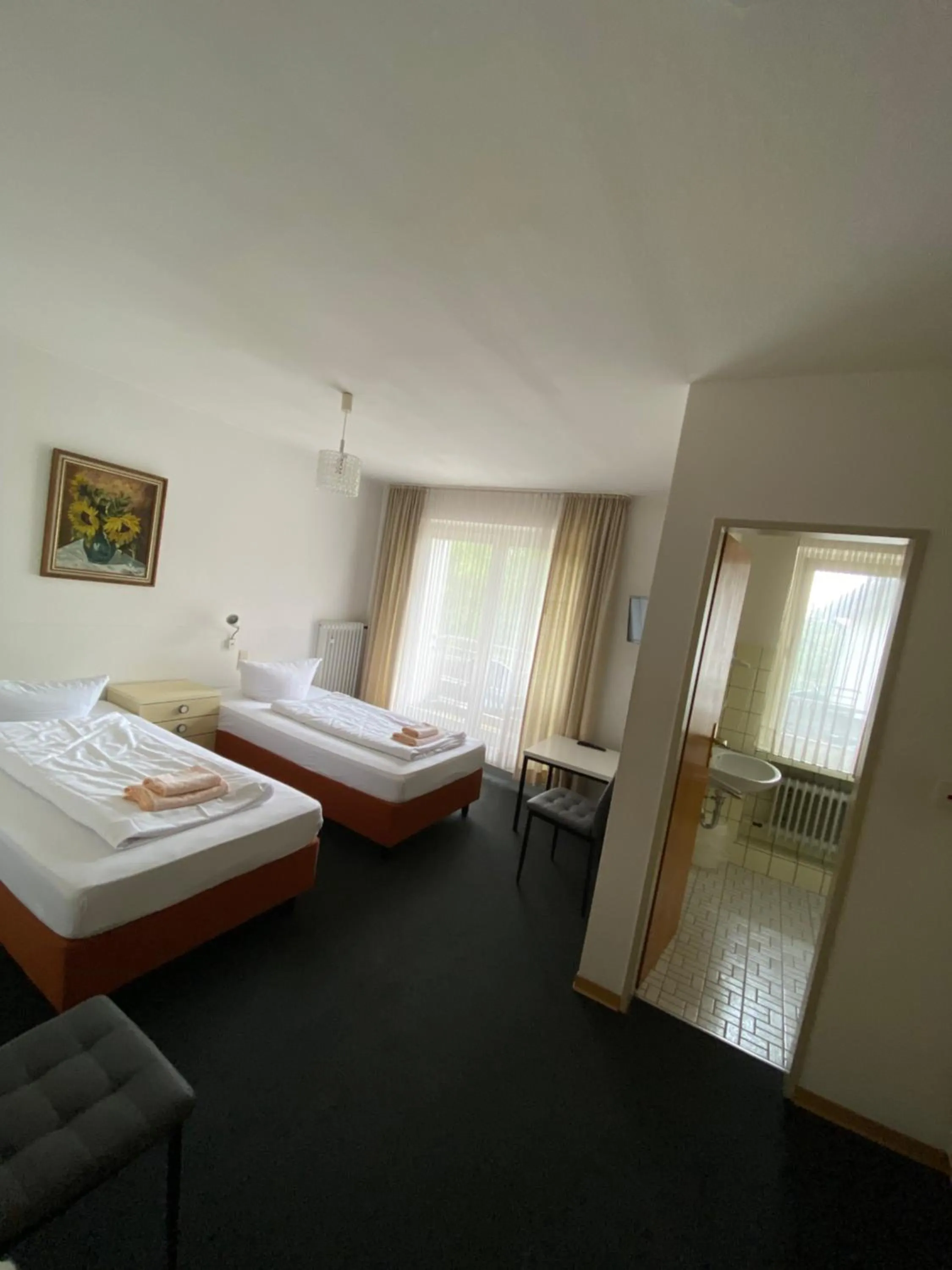 Bed in Hotel Seehaus