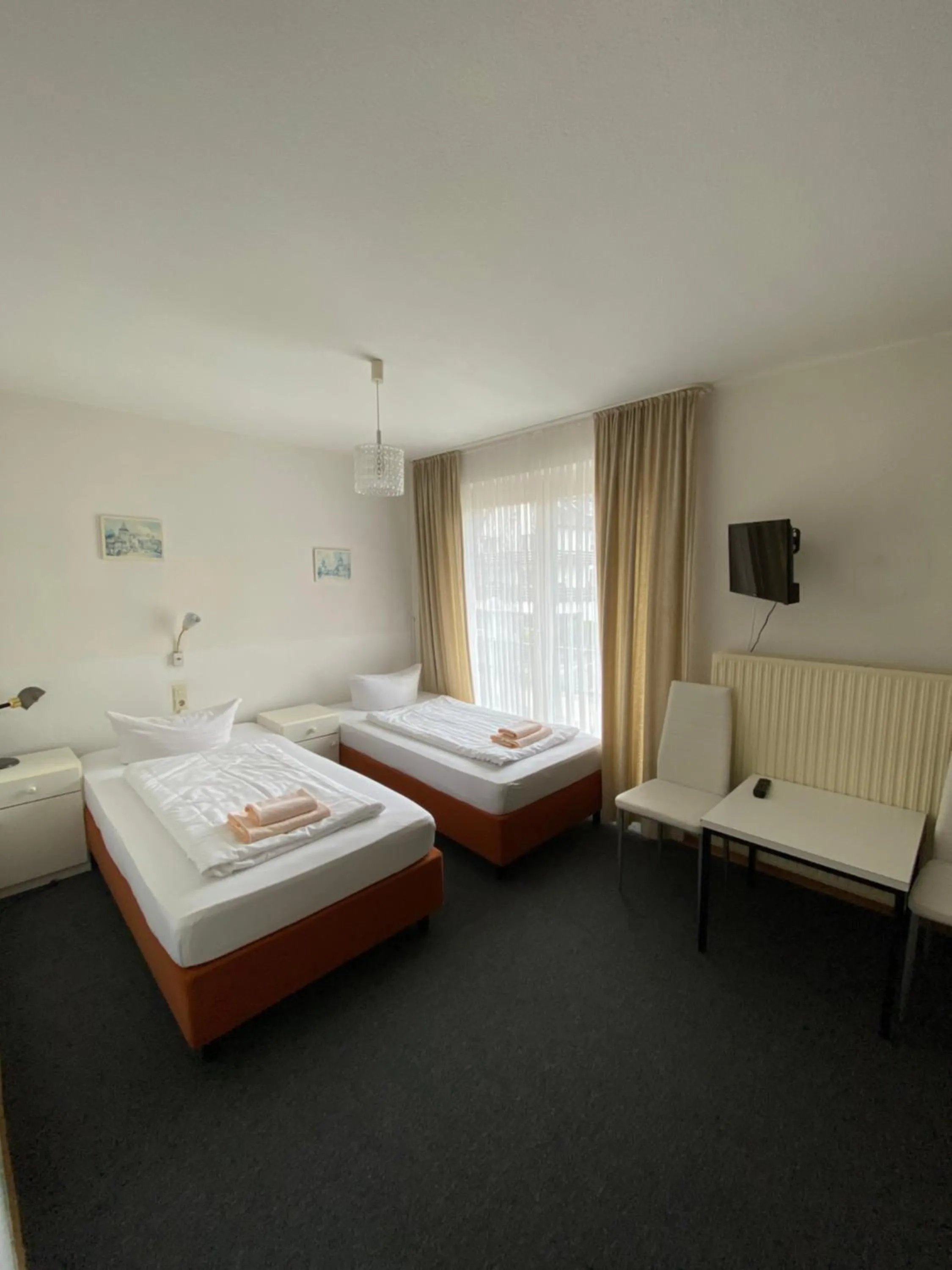 Bed in Hotel Seehaus