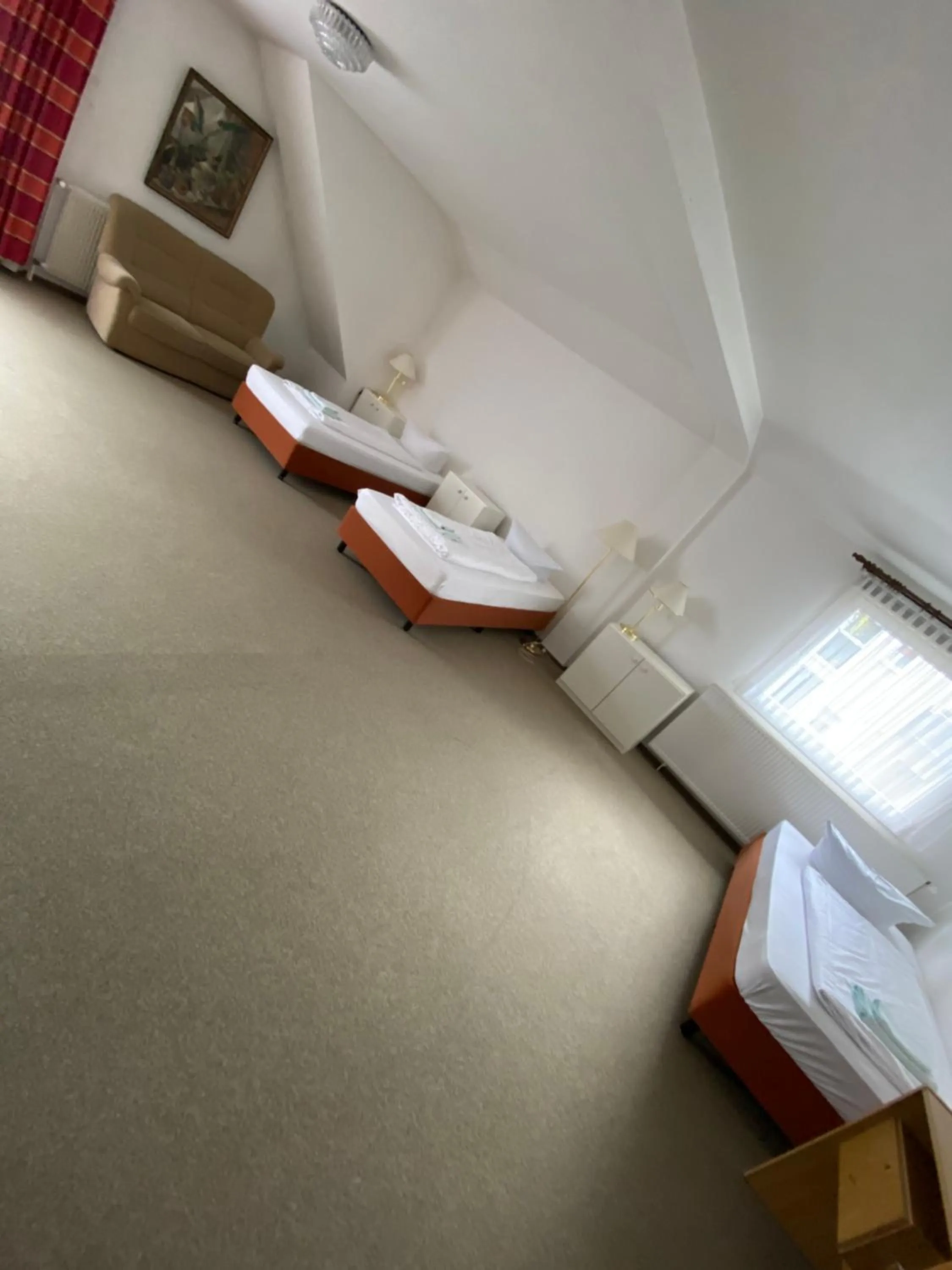 Bed in Hotel Seehaus