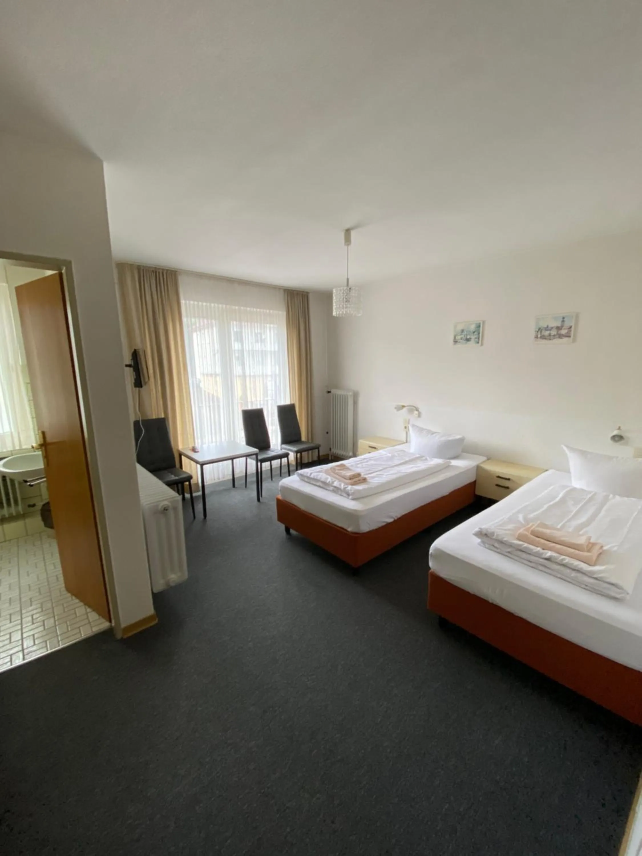 Bed in Hotel Seehaus