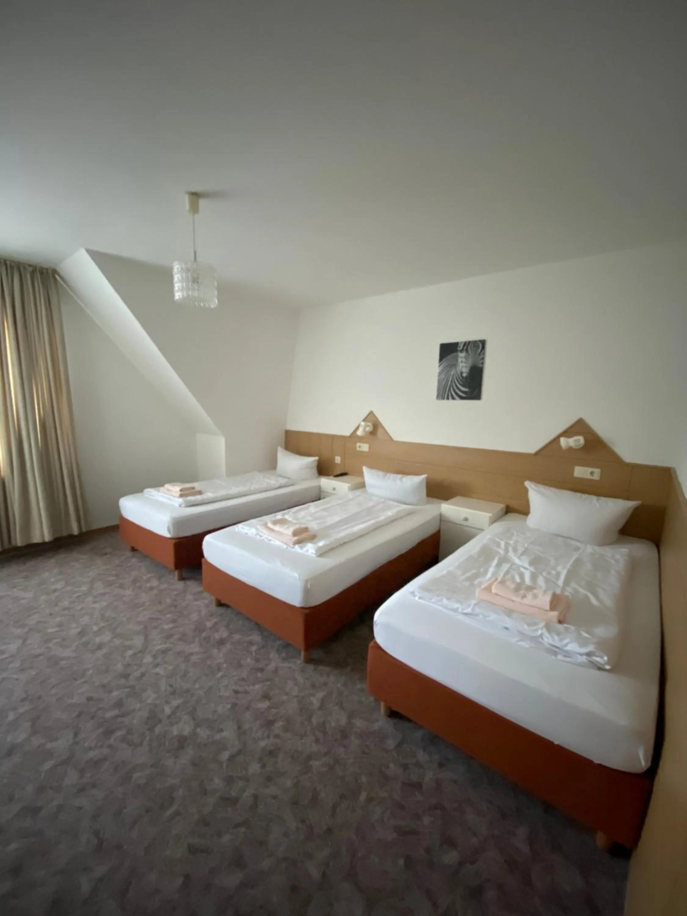 Bed in Hotel Seehaus