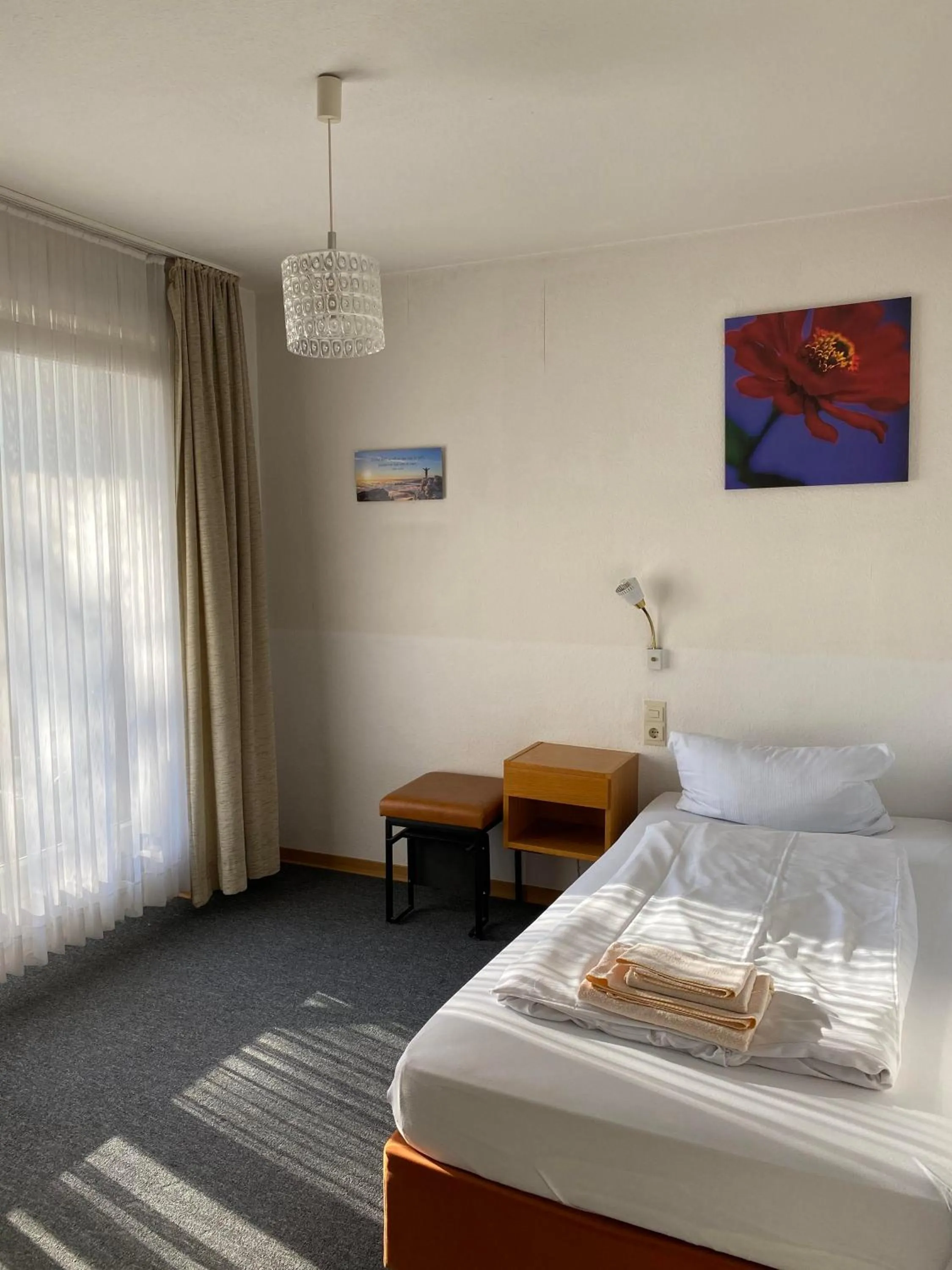 Bed in Hotel Seehaus