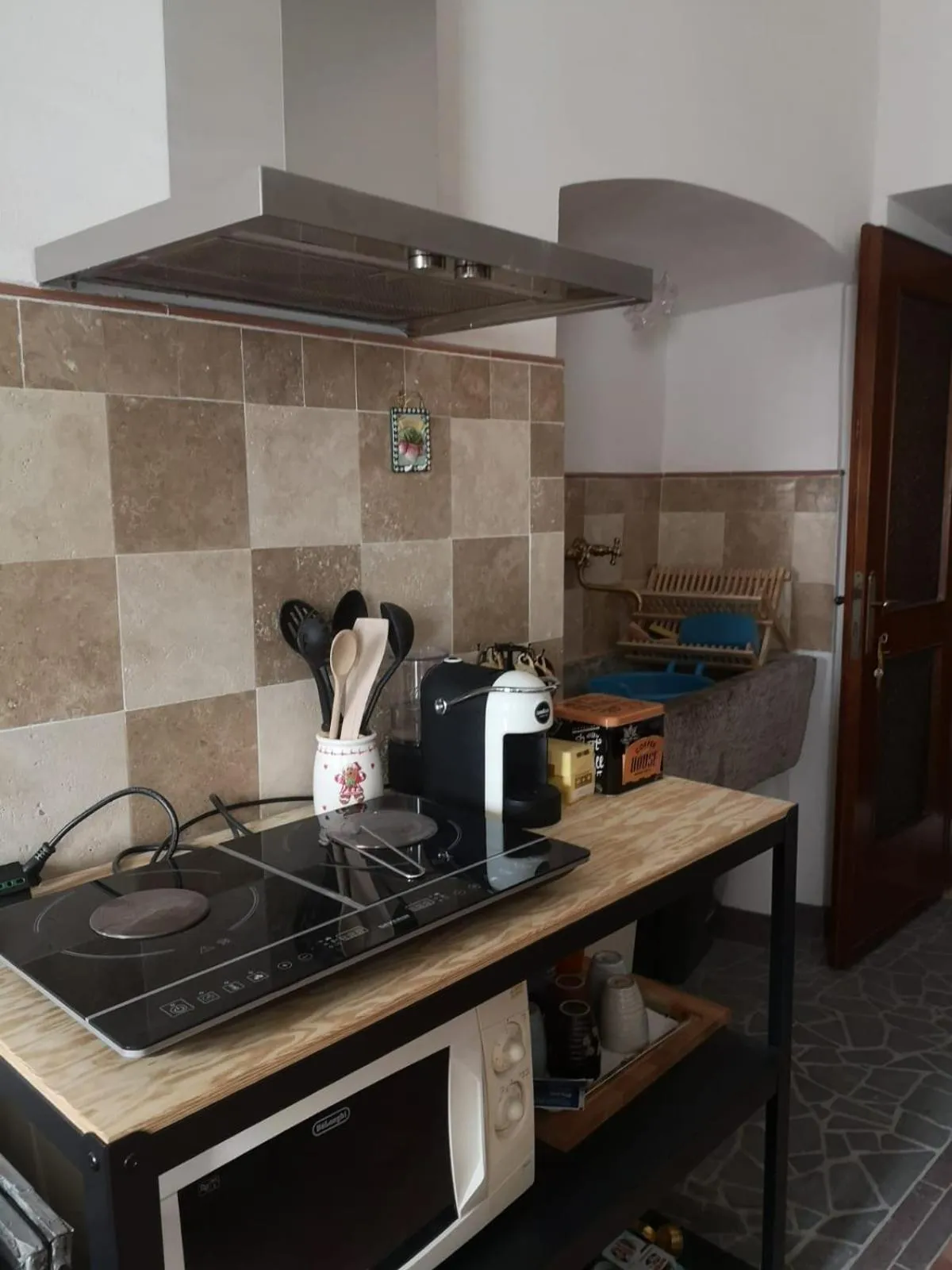 Kitchen or kitchenette in B&B Al Caseificio