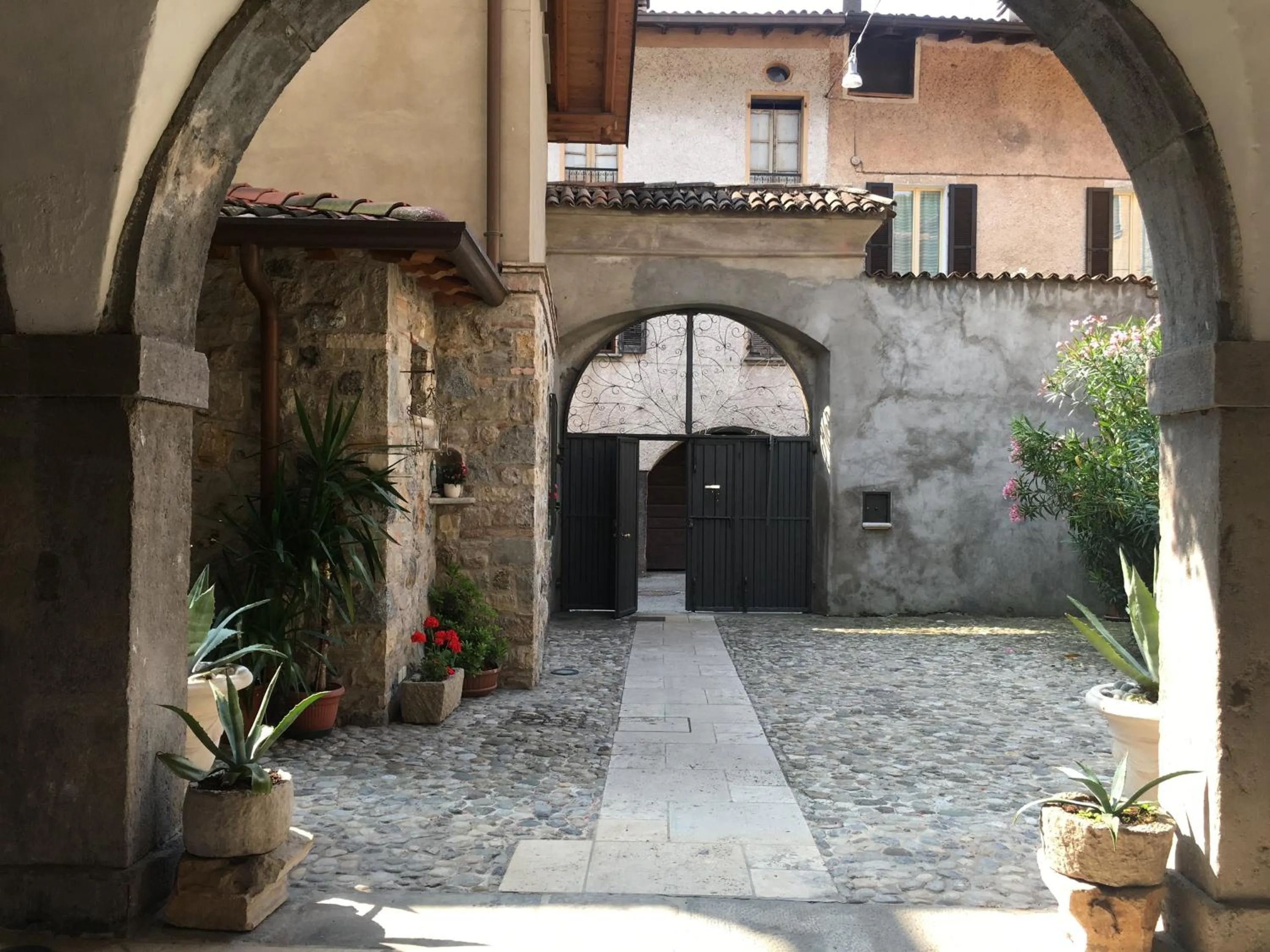 Garden view in B&B Al Caseificio