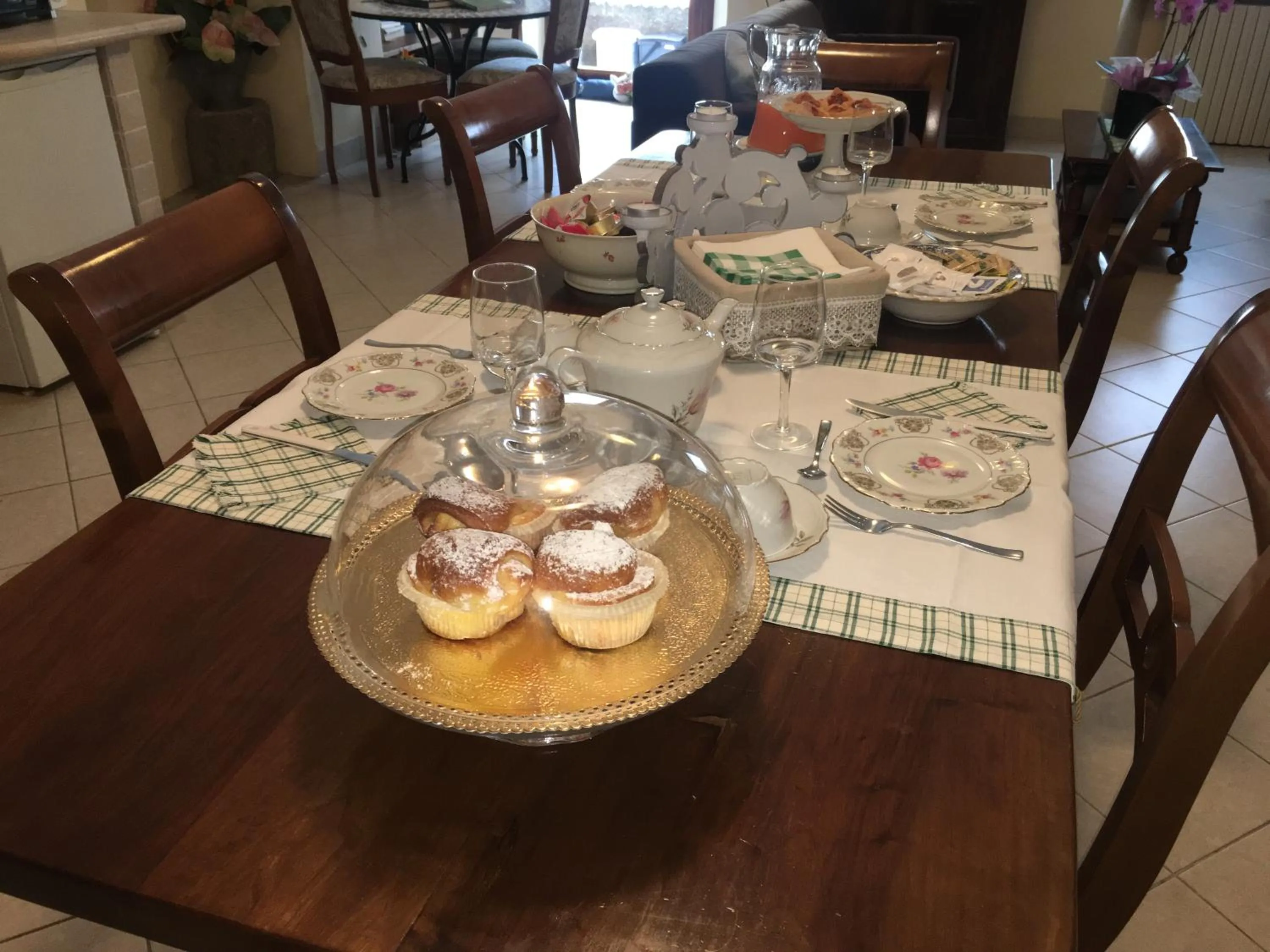 Communal kitchen in B&B Al Caseificio