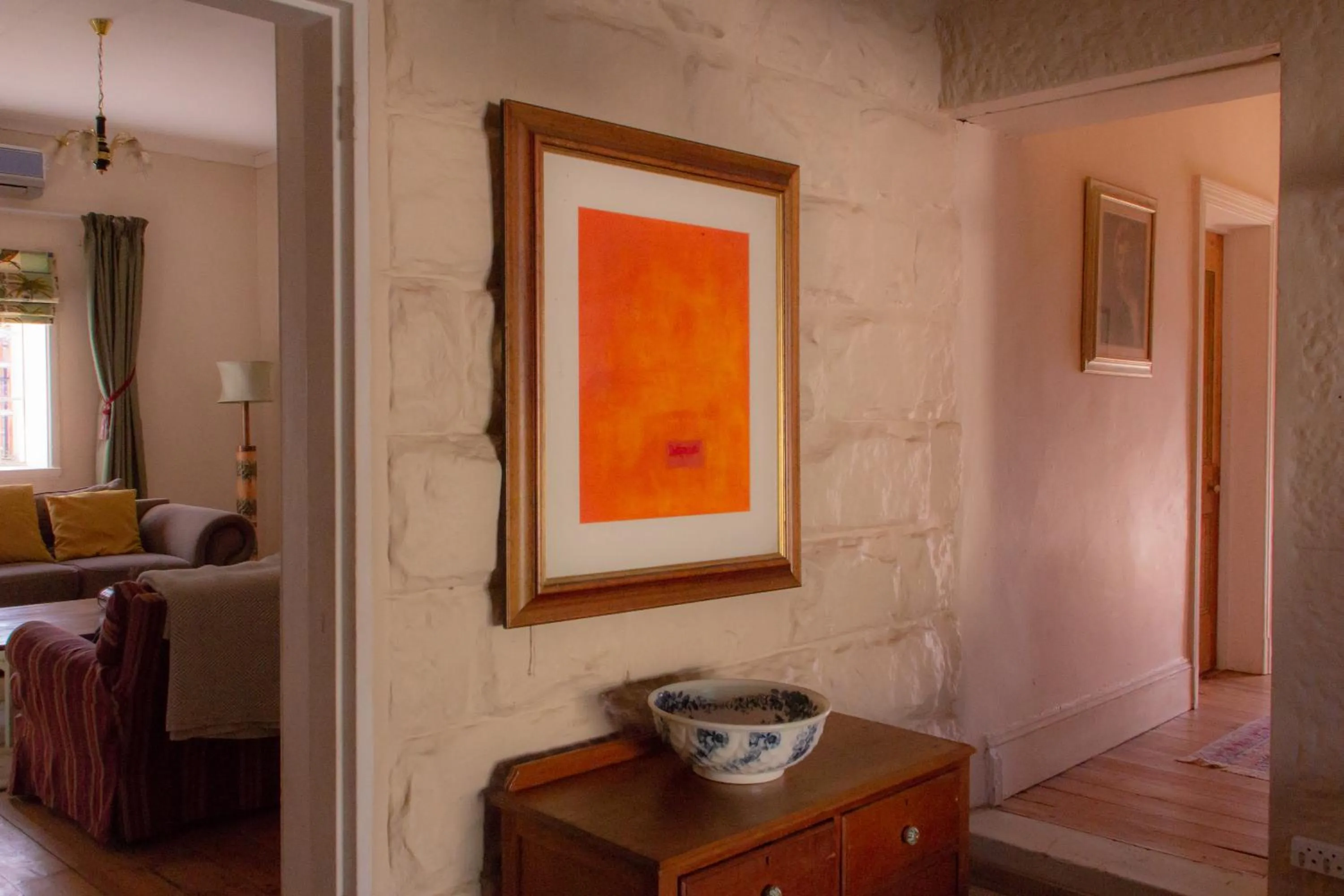 Seating area, Bed in The Cherry Stone Country House