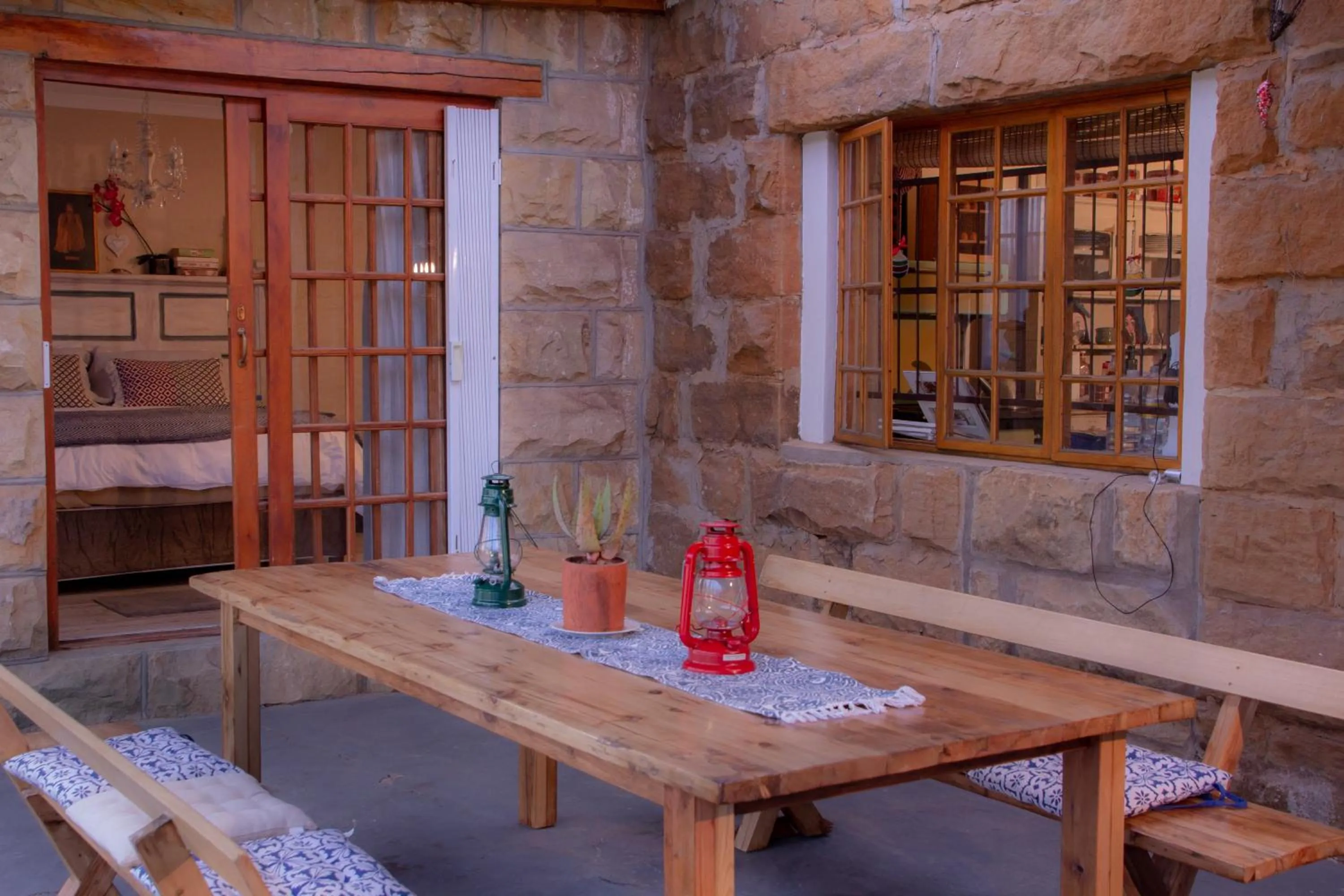 Balcony/Terrace in The Cherry Stone Country House