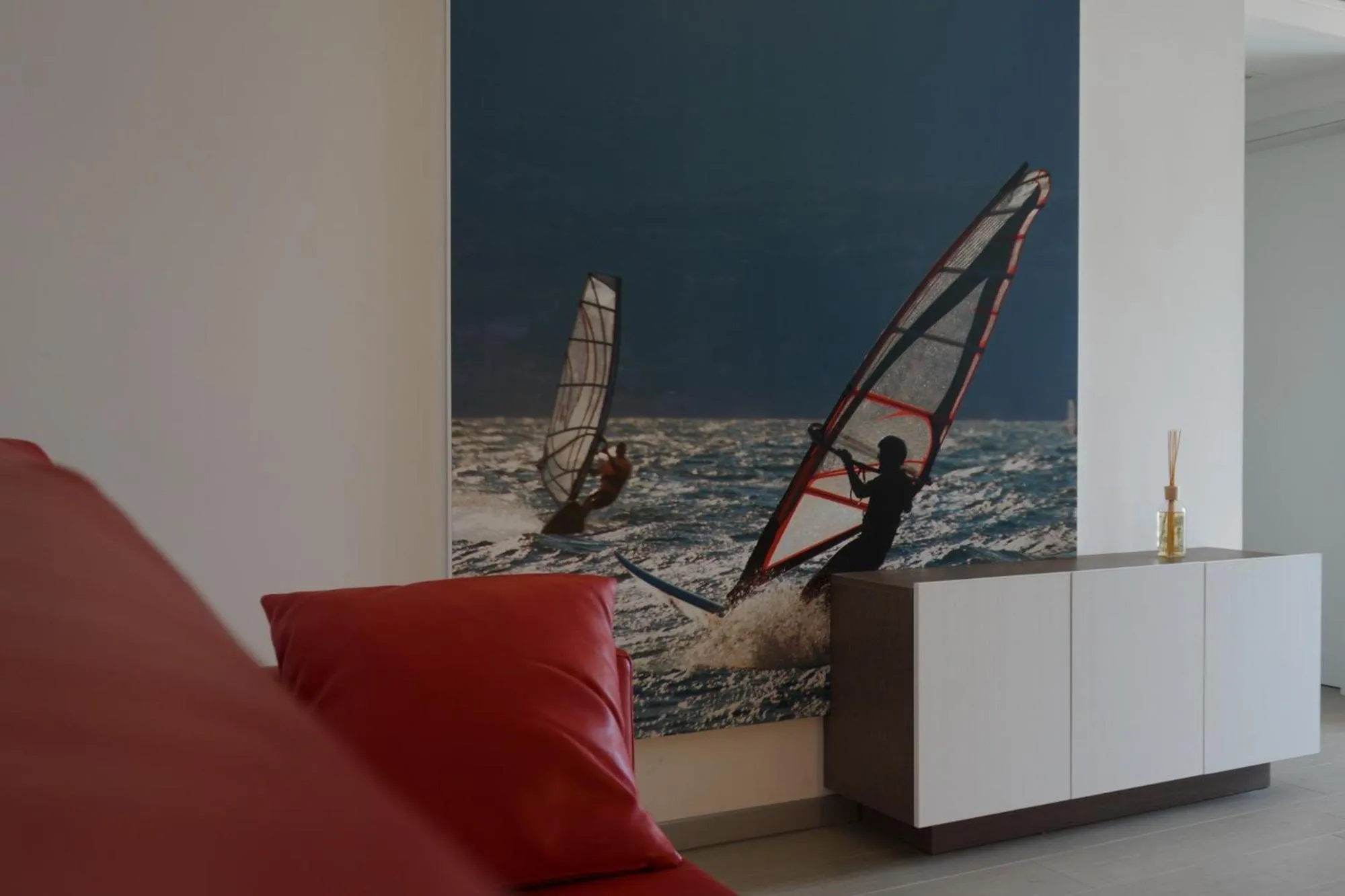 Dining area in Residence Rivachiara (check-in at Hotel Riviera in Viale Rovereto, 95)