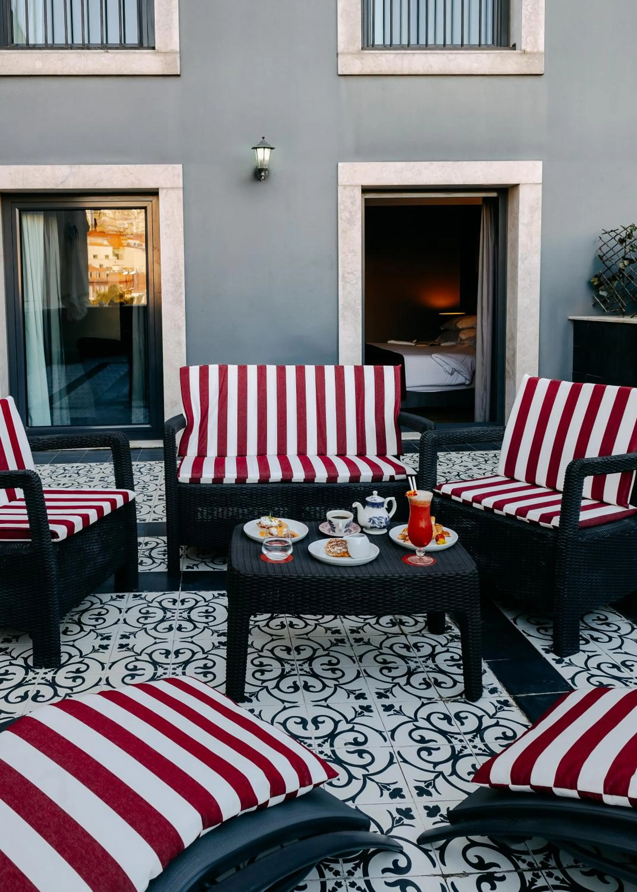 Balcony/Terrace in 138 Liberdade Hotel